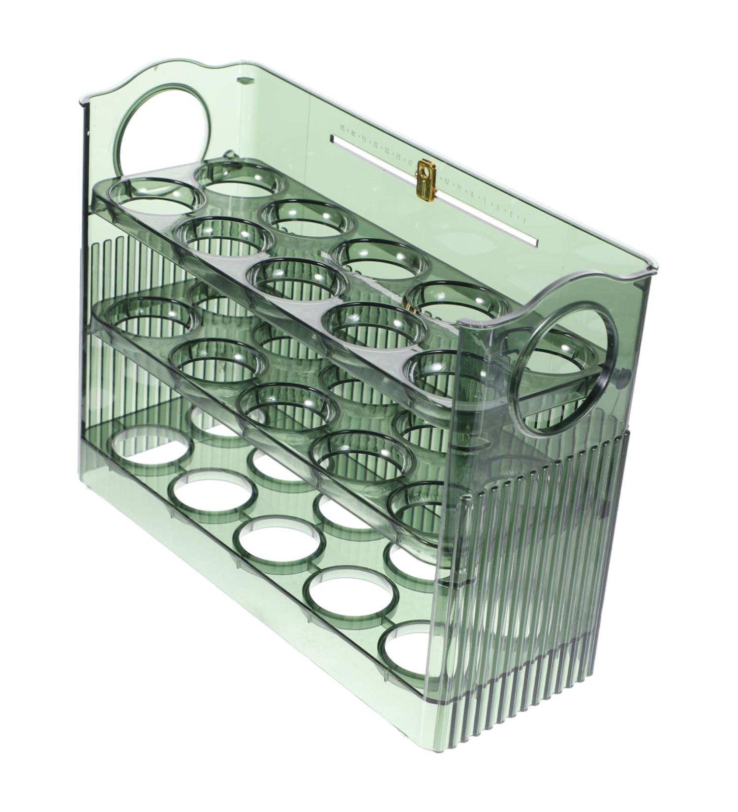 Abaodam egg storage box plastic containers egg storage container refrigerator egg holder egg tray grid 25.2X19.5CM As Shown 1 - Buy Online on GoSupps.com
