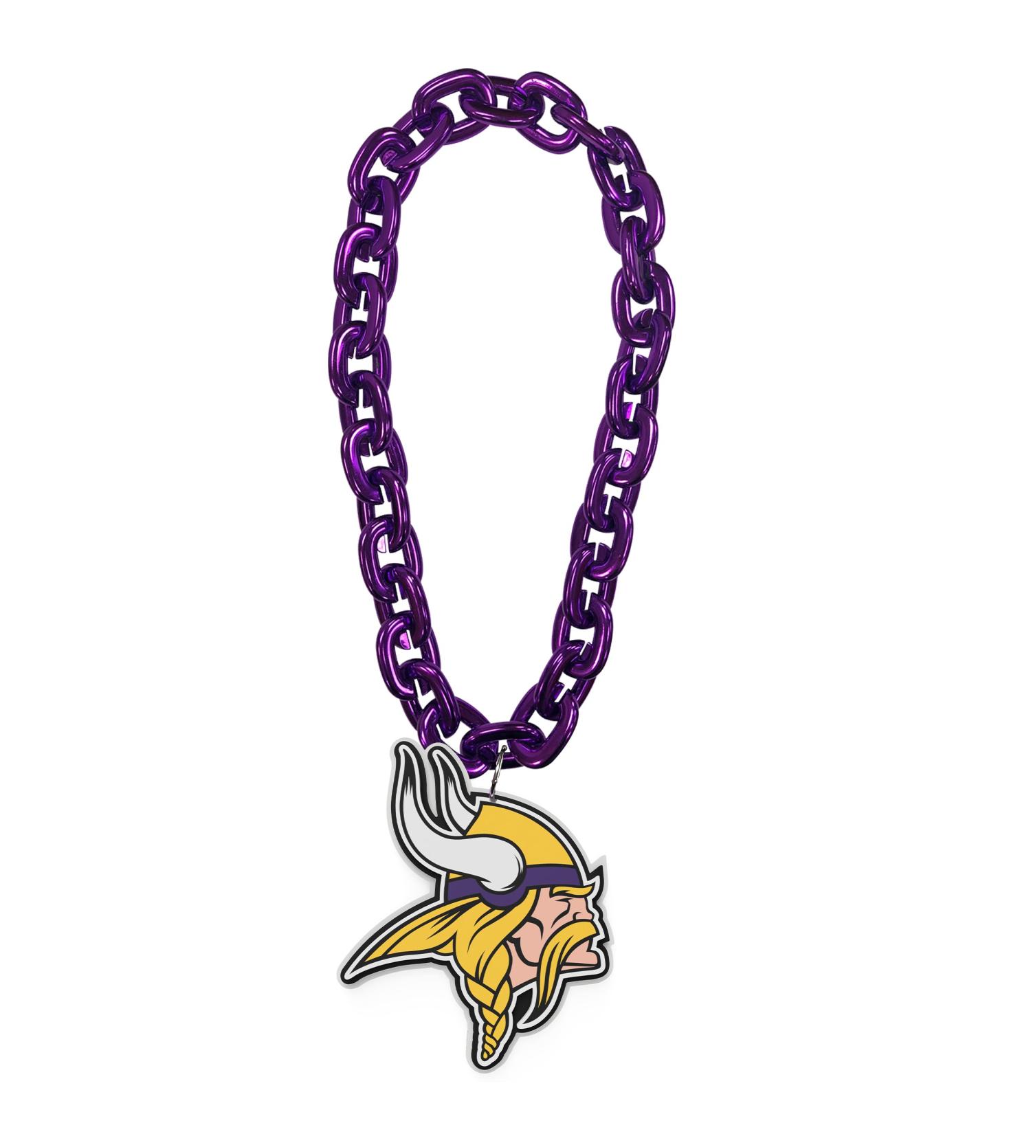 Great Branding NFL Minnesota Vikings Logo FanChain Chain FanFave Chain 3D Big Logo 847624084647
