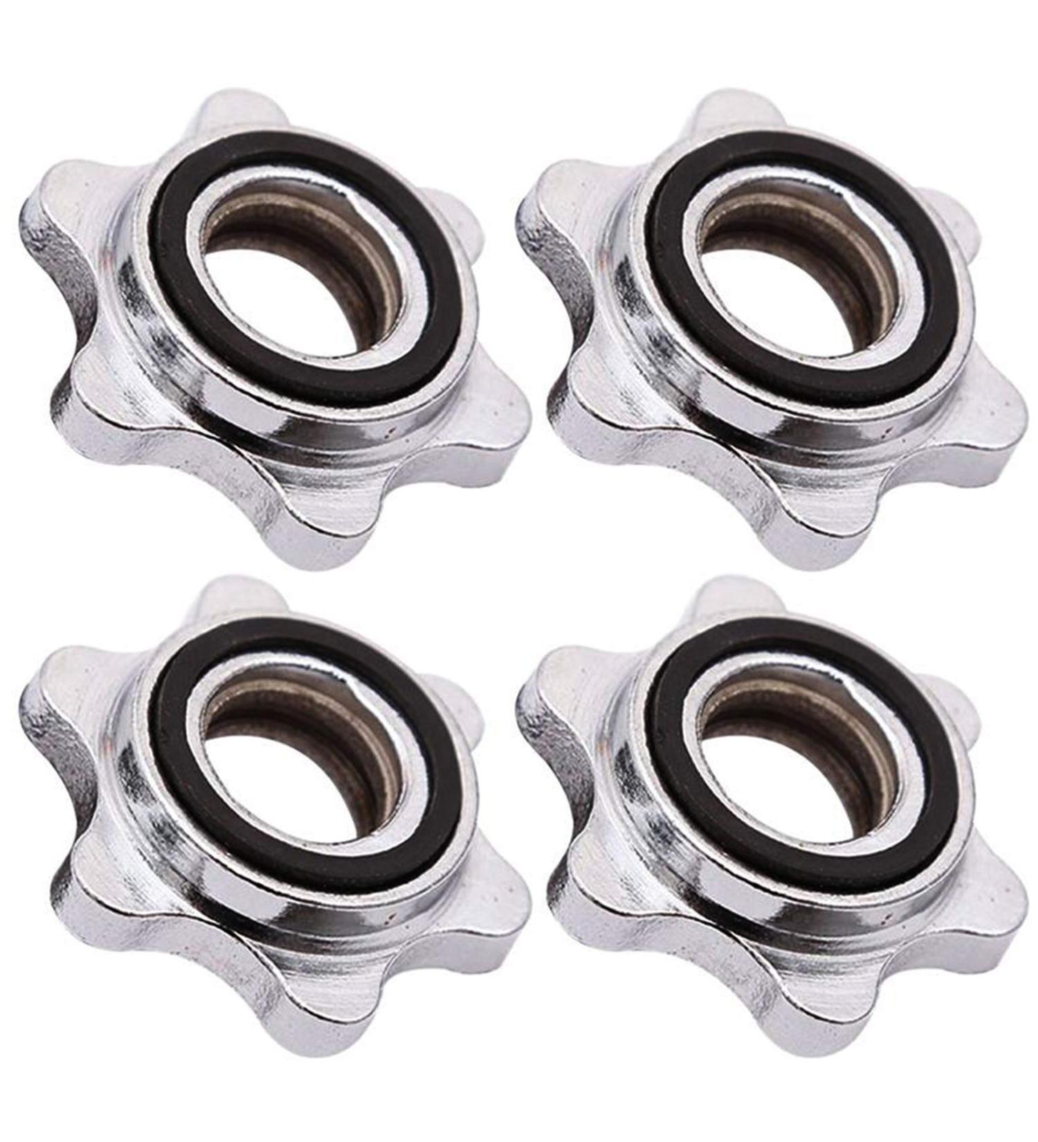 Fleymu Dumbbells & Dumbbell Locks - Short Spinlock Clamps (4 Pieces) for Secure Weight Lifting - Buy Online on GoSupps.com