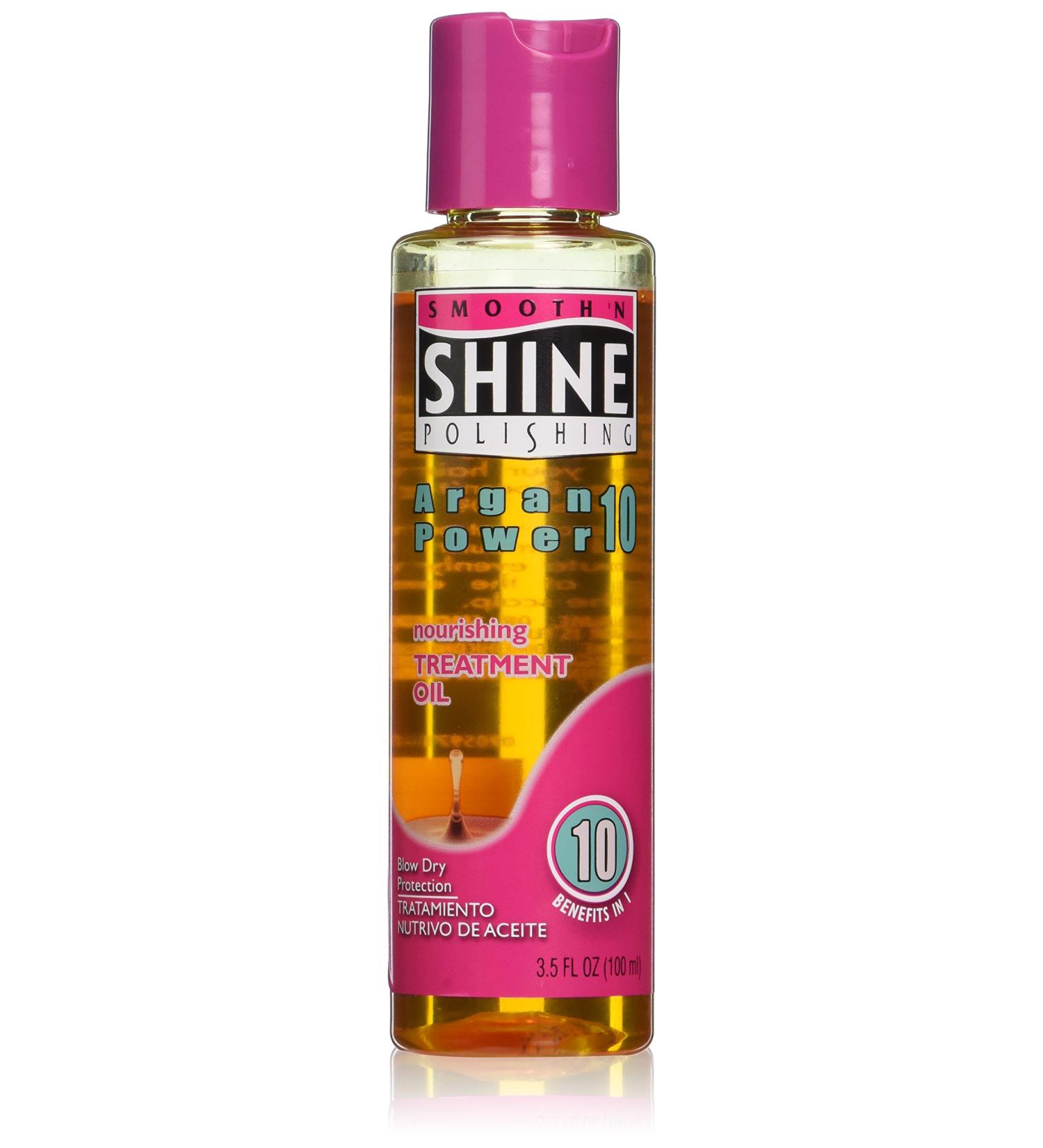 Smooth N Shine Argan Power 10 Nourishing Treatment Oil 3.5 Ounce Nourishing Treatment 3.5 Fl Oz (Pack of 1) - Buy Online on GoSupps.com