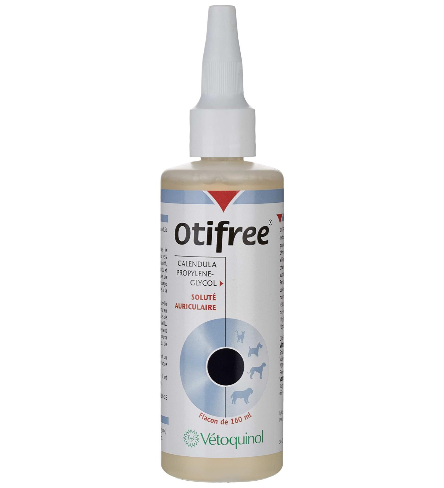 Vetoquinol Otifree Sol Auric for Dogs/Cats 160 ML Bottle - Buy Online on GoSupps.com