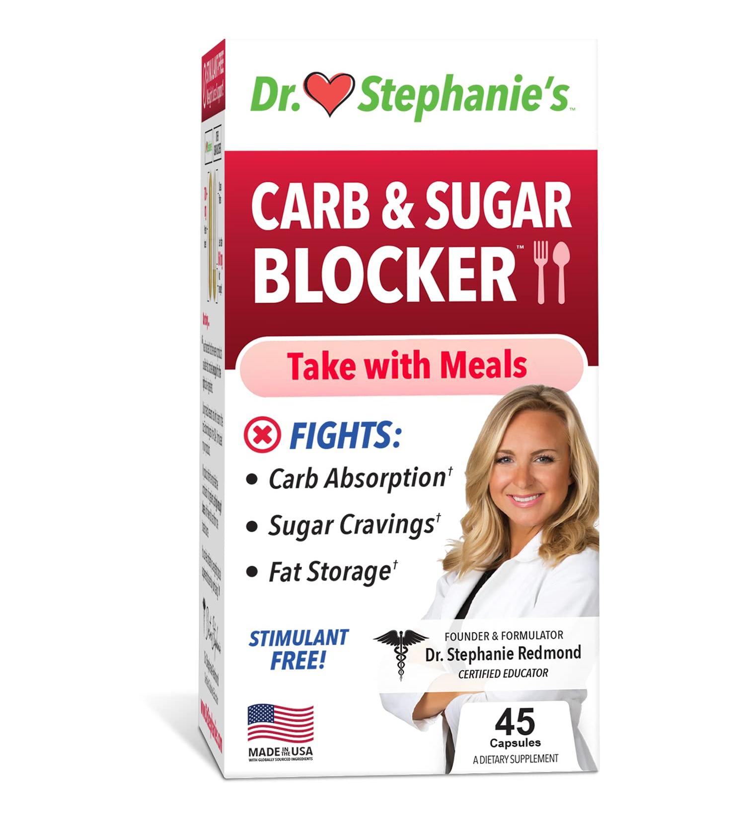 Dr. Stephanie's Mealtime Carb & Sugar Blocker - Reduce Carbs & Sugars 45 Count - Buy Online on GoSupps.com