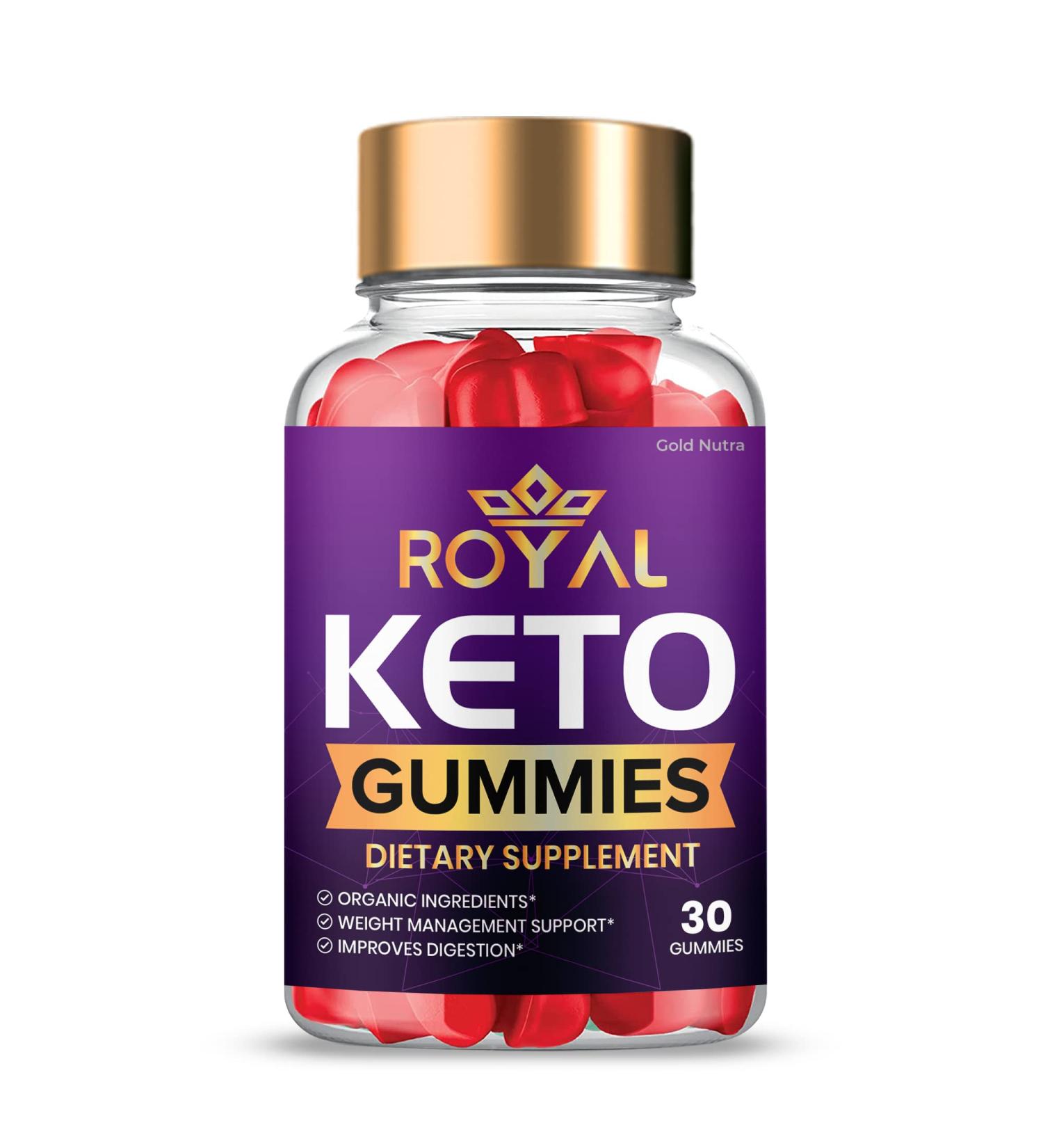 Royal Keto Gummies - Advanced Weight Management with ACV - 1 Bottle - Buy Online on GoSupps.com