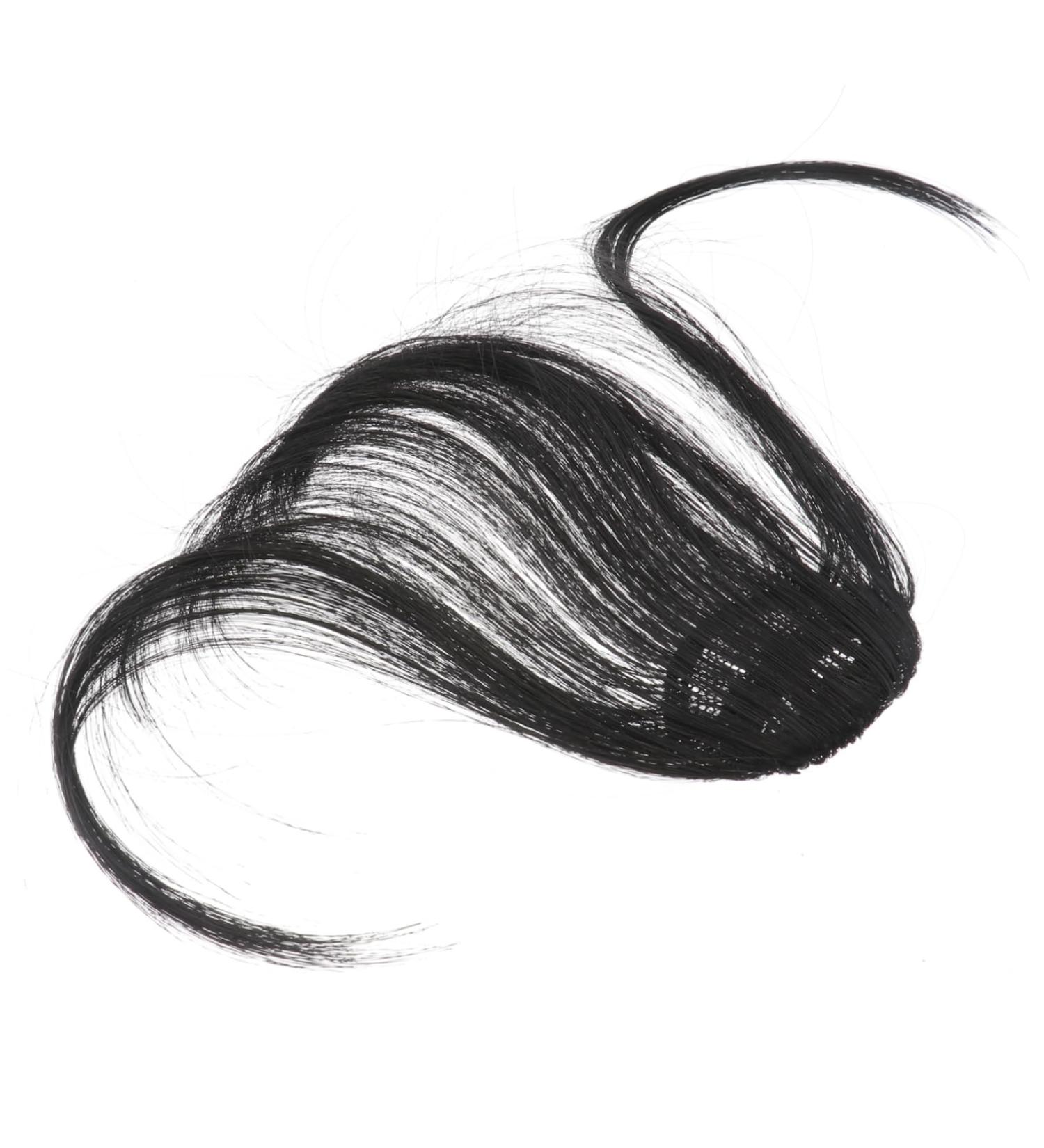 DOITOOL Piece Clip in Bangs Hair Toppers for Women Real Human Hair Black Curtains Hair Extensions Real Human Hair Wispy Fringe Bangs Hair Clip Wig Clip in Hair Extensions Miss Mini medium Black - Buy Online on GoSupps.com