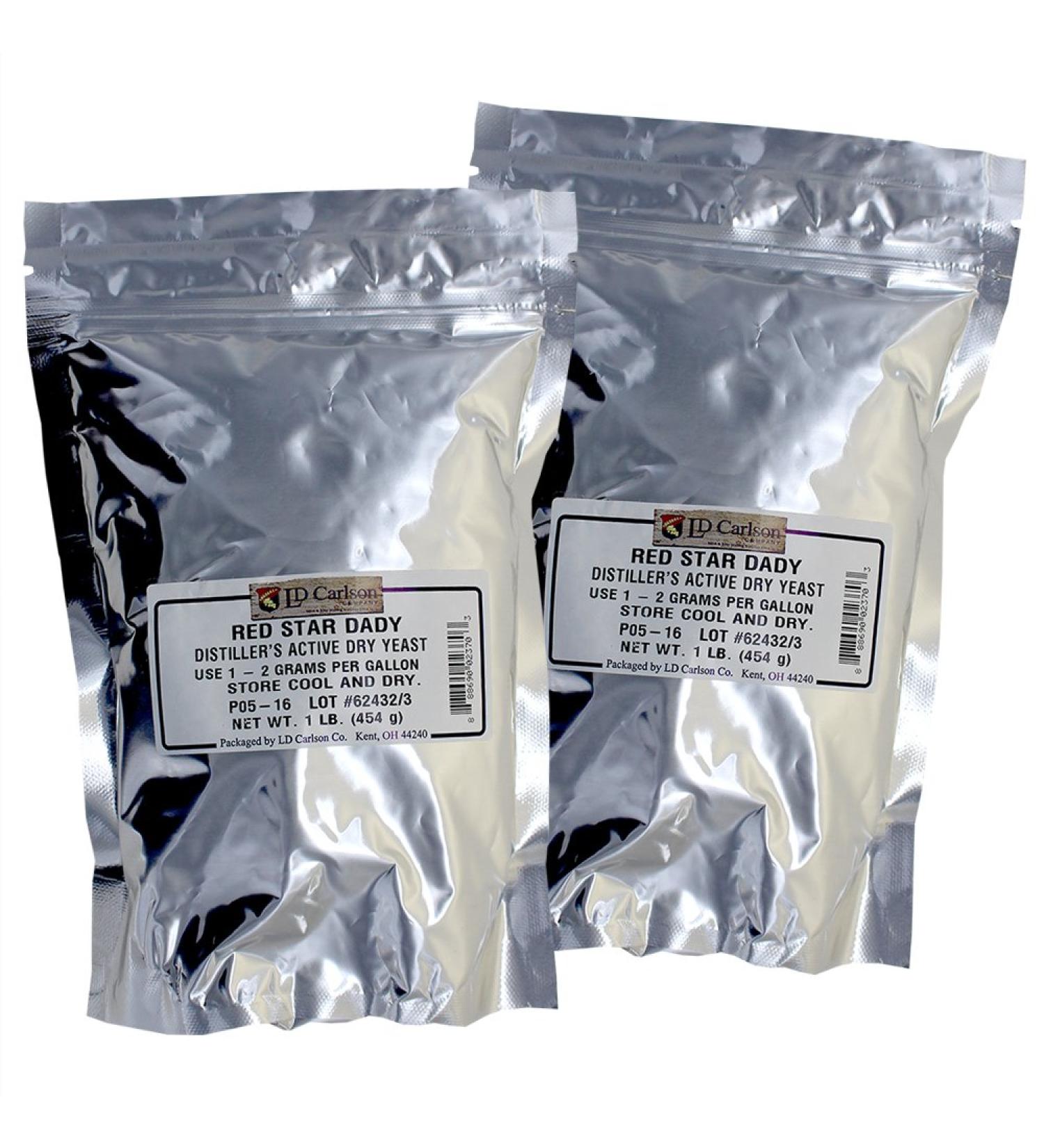 Red Star DADY 1 Lb. Distiller's Yeast-2 Packs