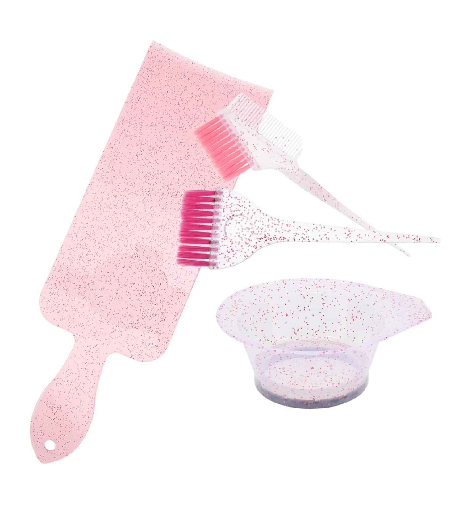BIUDECO 1 Set Translucent Hair Dye Set Mixing Bowl and Brush Hair Dye Bowl and Brush Hair Dye Brush Hair Dye Kit Hair Coloring Kit Hair Dye Bowls Hair Color Brush and Bowl Hair Color Kit - Buy Online on GoSupps.com