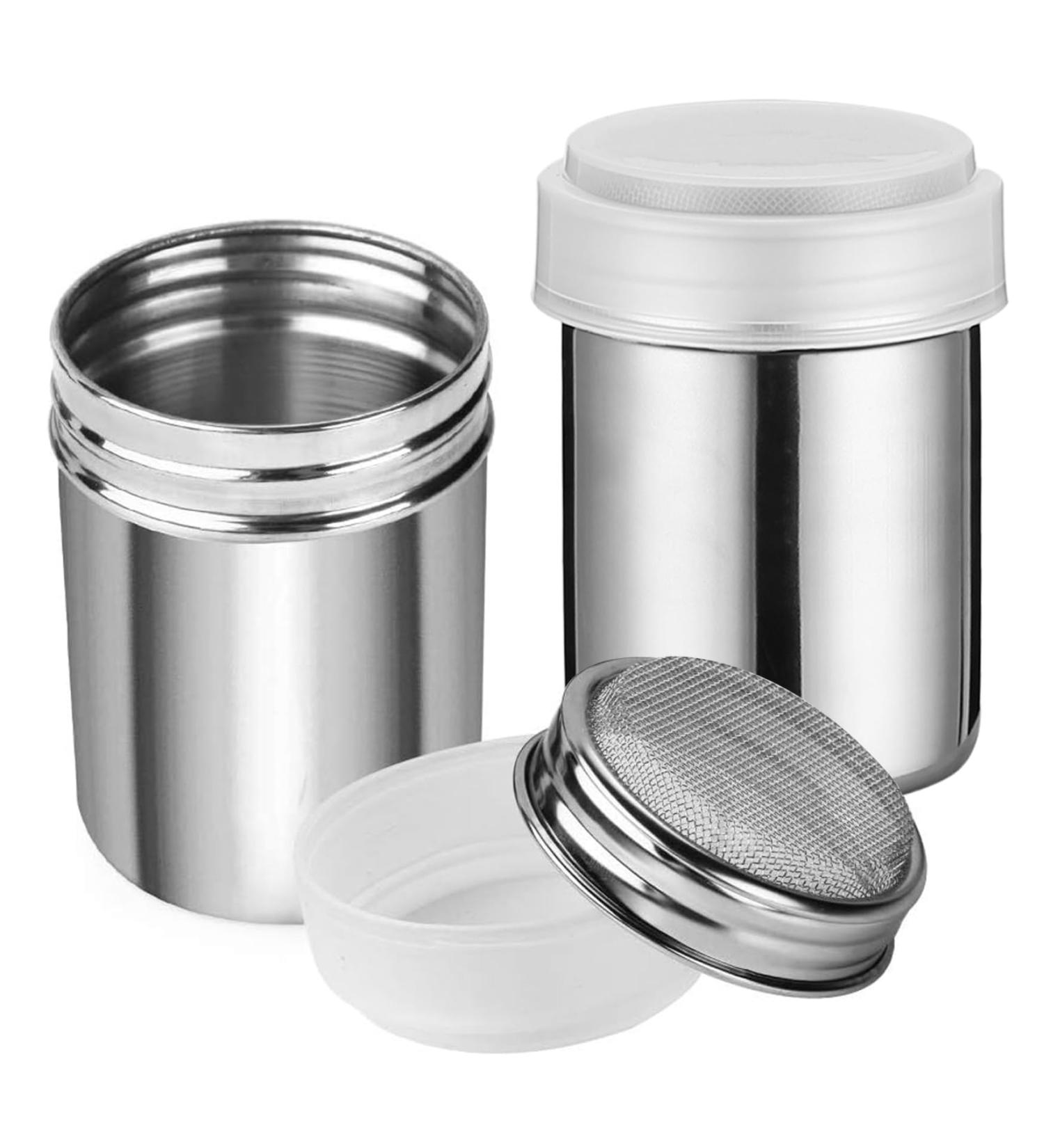 Shaker SUCHER POWERD 2 Set 6 7oz en Acier Inoxydable Shaker en Poudre avec Maille Fin - Buy Online on GoSupps.com