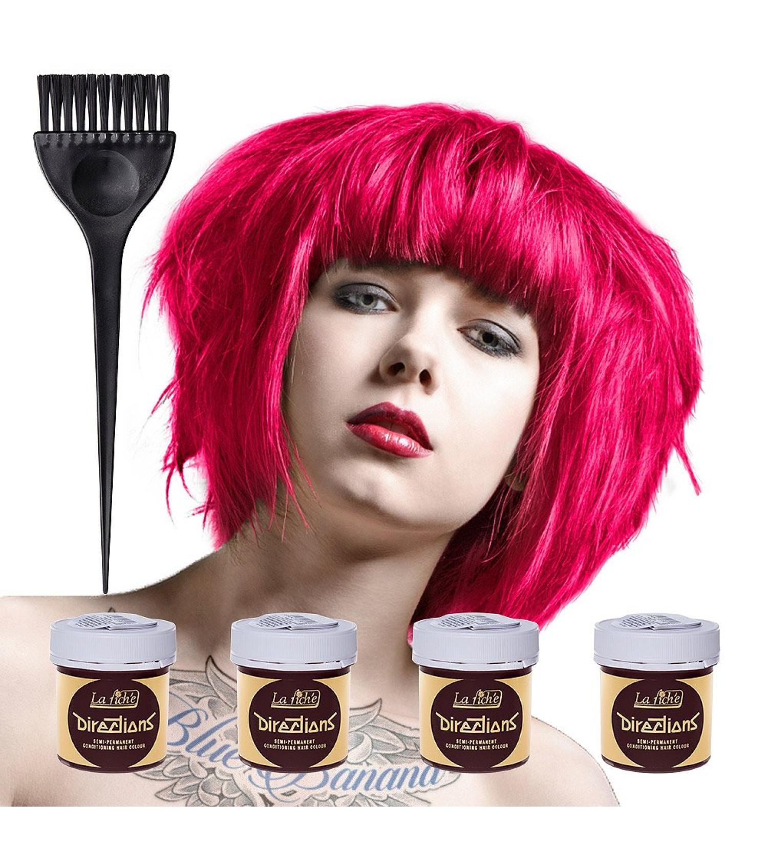 4 x LaRiche Directions hair dye tulip 88 ml Red 88 ml (pack of 4)