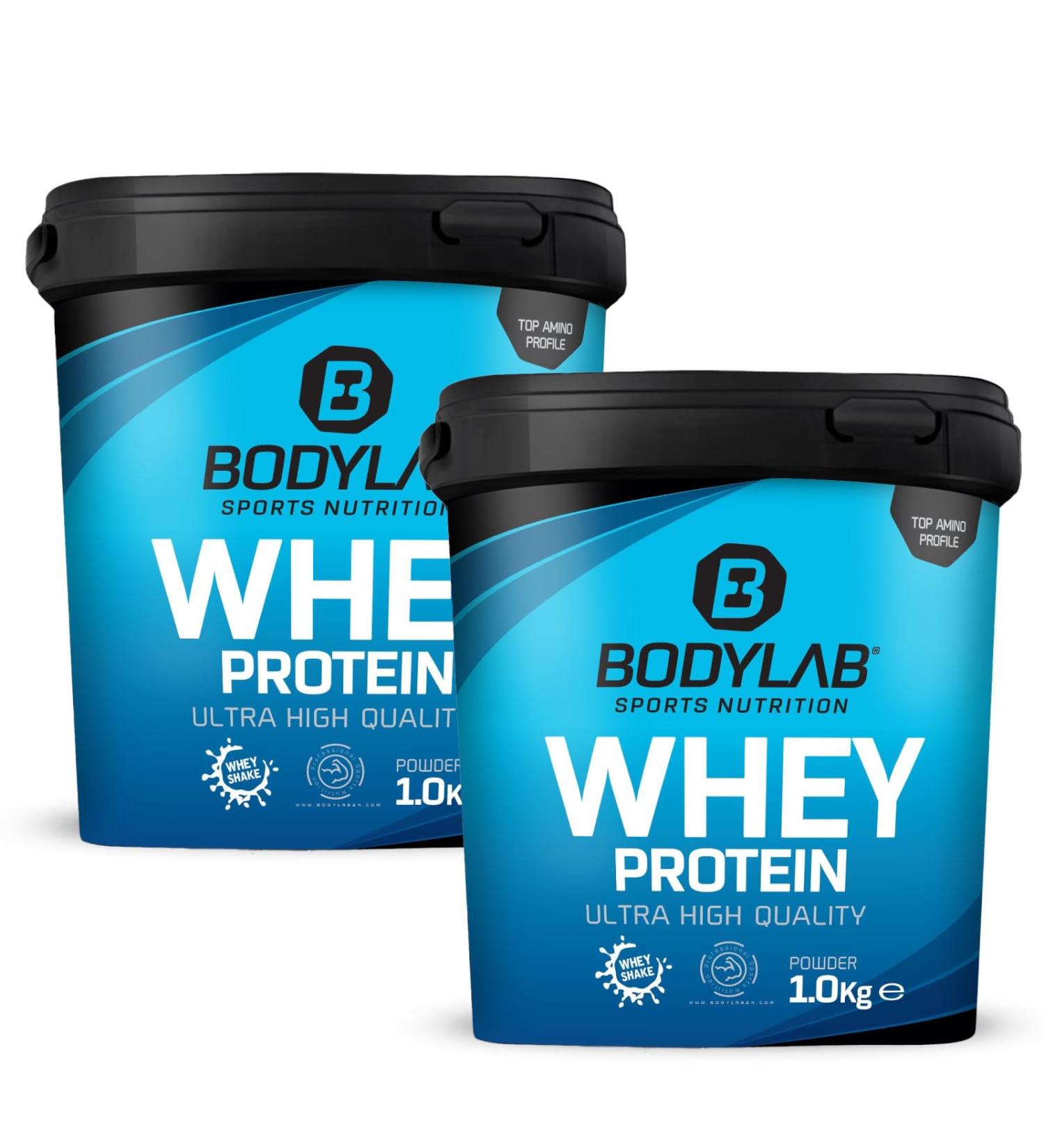 Bodylab24 Whey Protein Powder - Vanilla & Chocolate 2x1kg | Buy Now for International Shipping - Buy Online on GoSupps.com