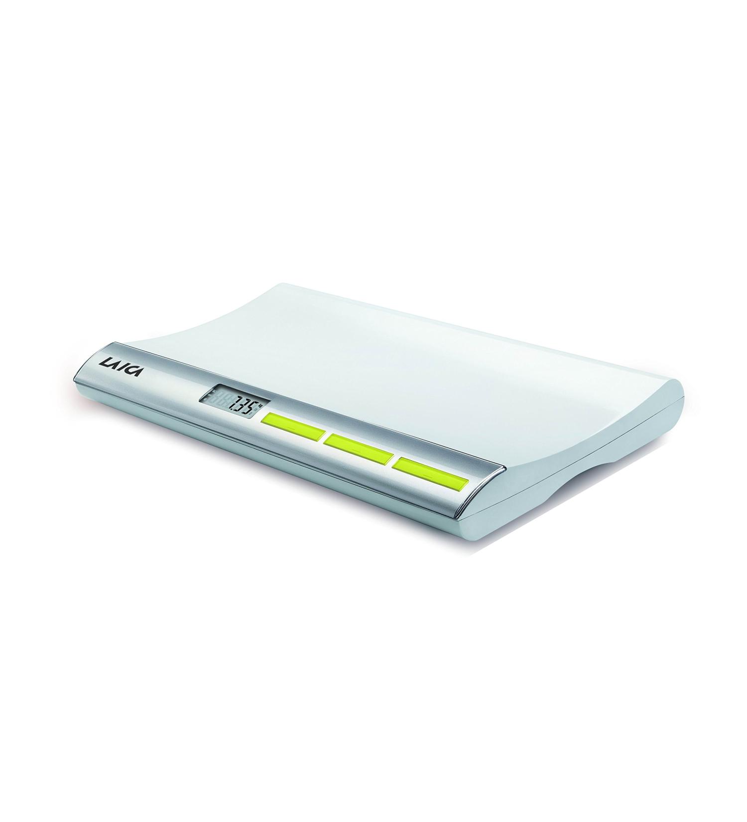 LAICA Electronic Baby Scale | Weight Lock 20g-20kg Capacity | Silver/White La166 - International Shipping Available - Buy Online on GoSupps.com