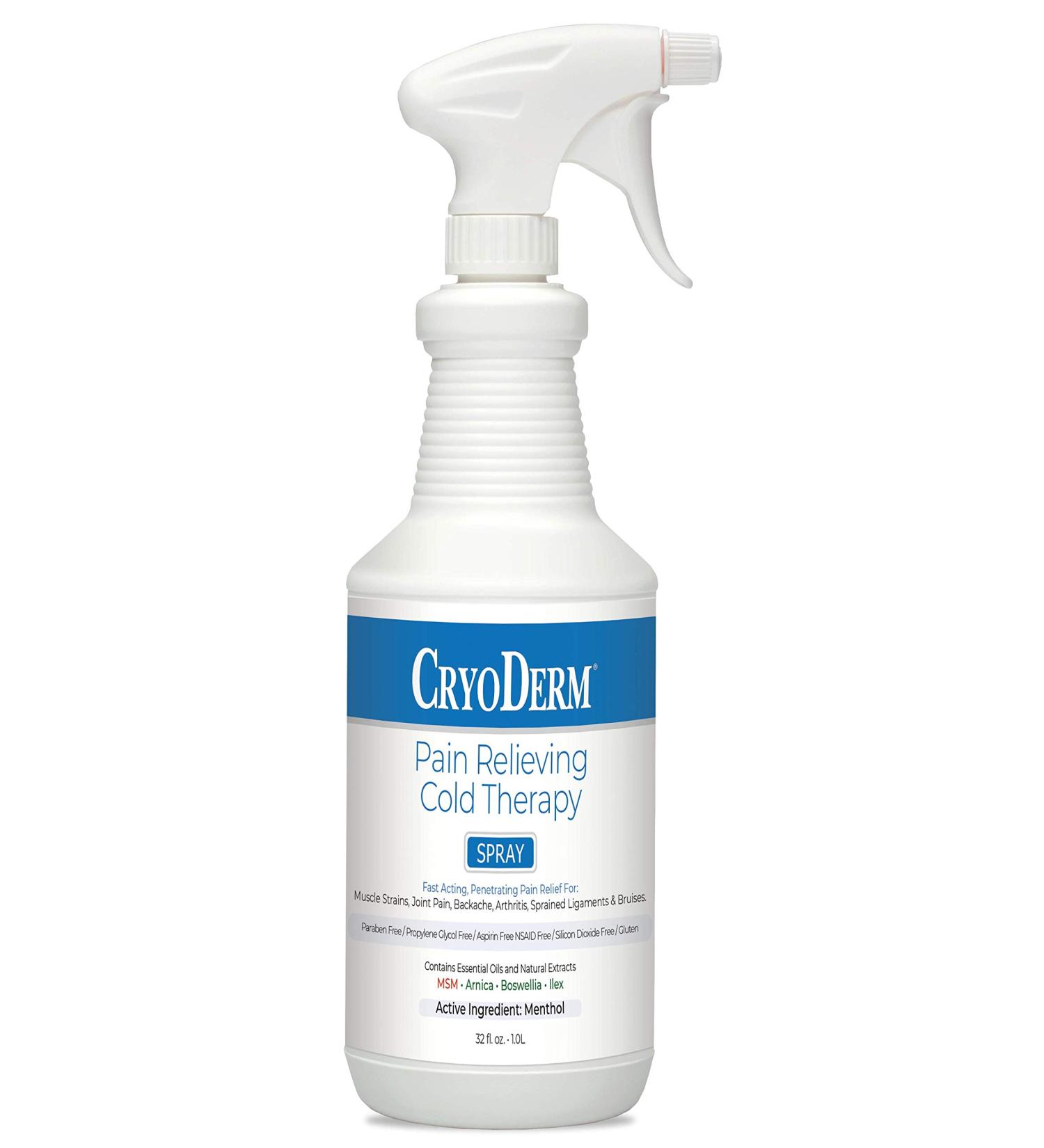 CryoDerm Cold Pain Relief Spray 32oz - Fast-Acting Pain Relief - Buy Online on GoSupps.com