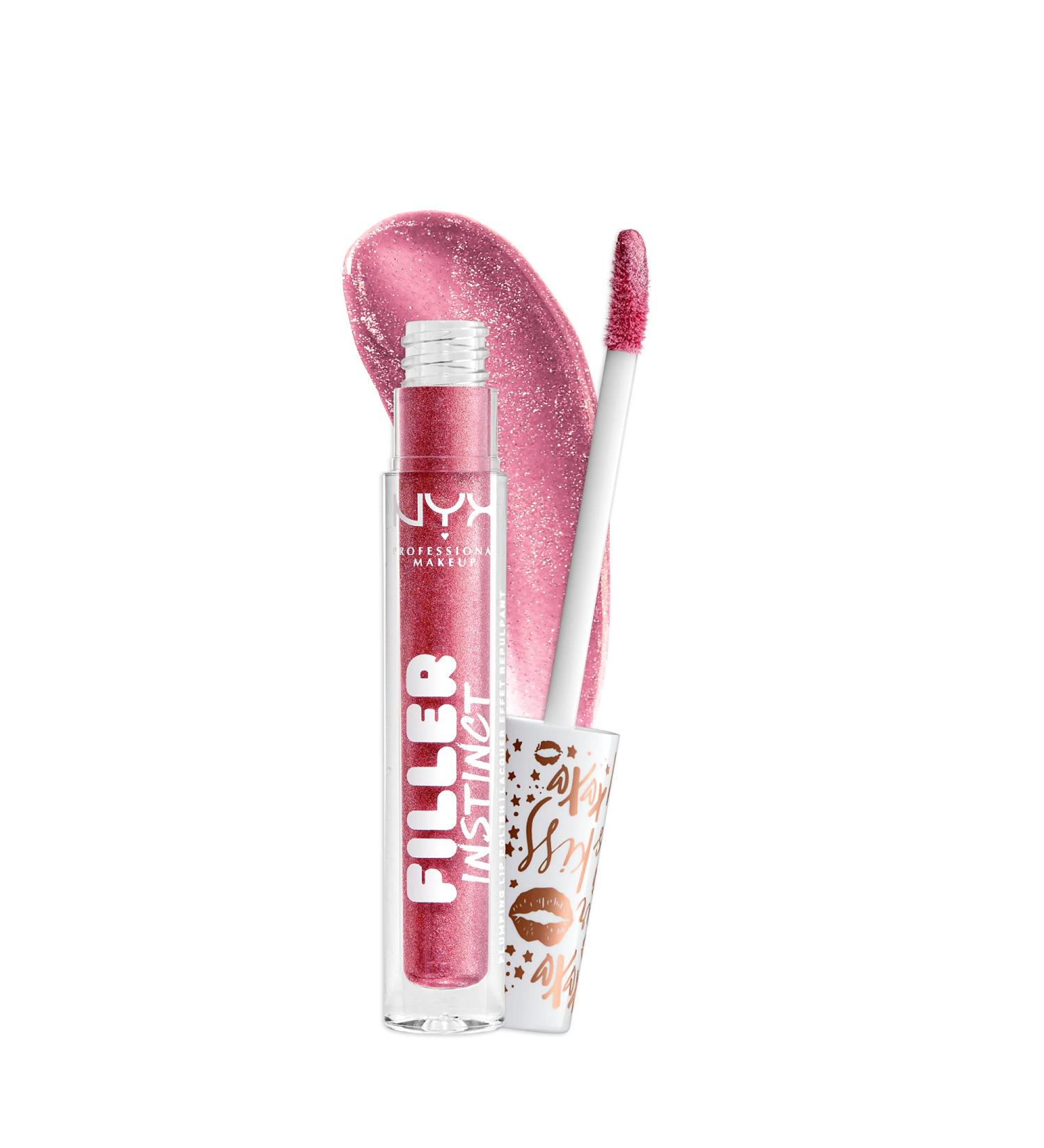 NYX Professional Makeup Lip Gloss - Filler Instincting Polish Vegan Glittering Lipstick Moisturizing & Nourishing 2.5ml - Major Mouthage 06 | International Shipping - Buy Online on GoSupps.com