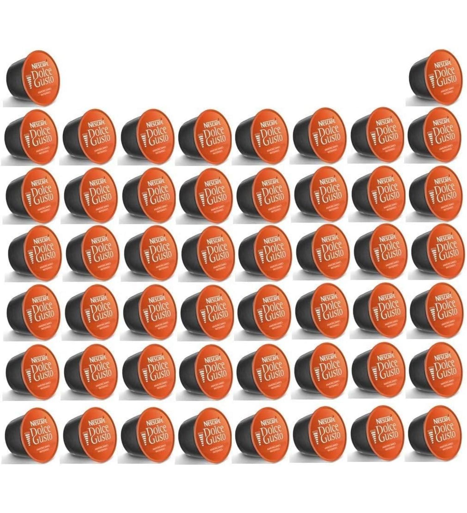 Dolce Gusto Americano Intenso Coffee Pods 100 Capsules 100 Drinks Sold Loose - Buy Online on GoSupps.com