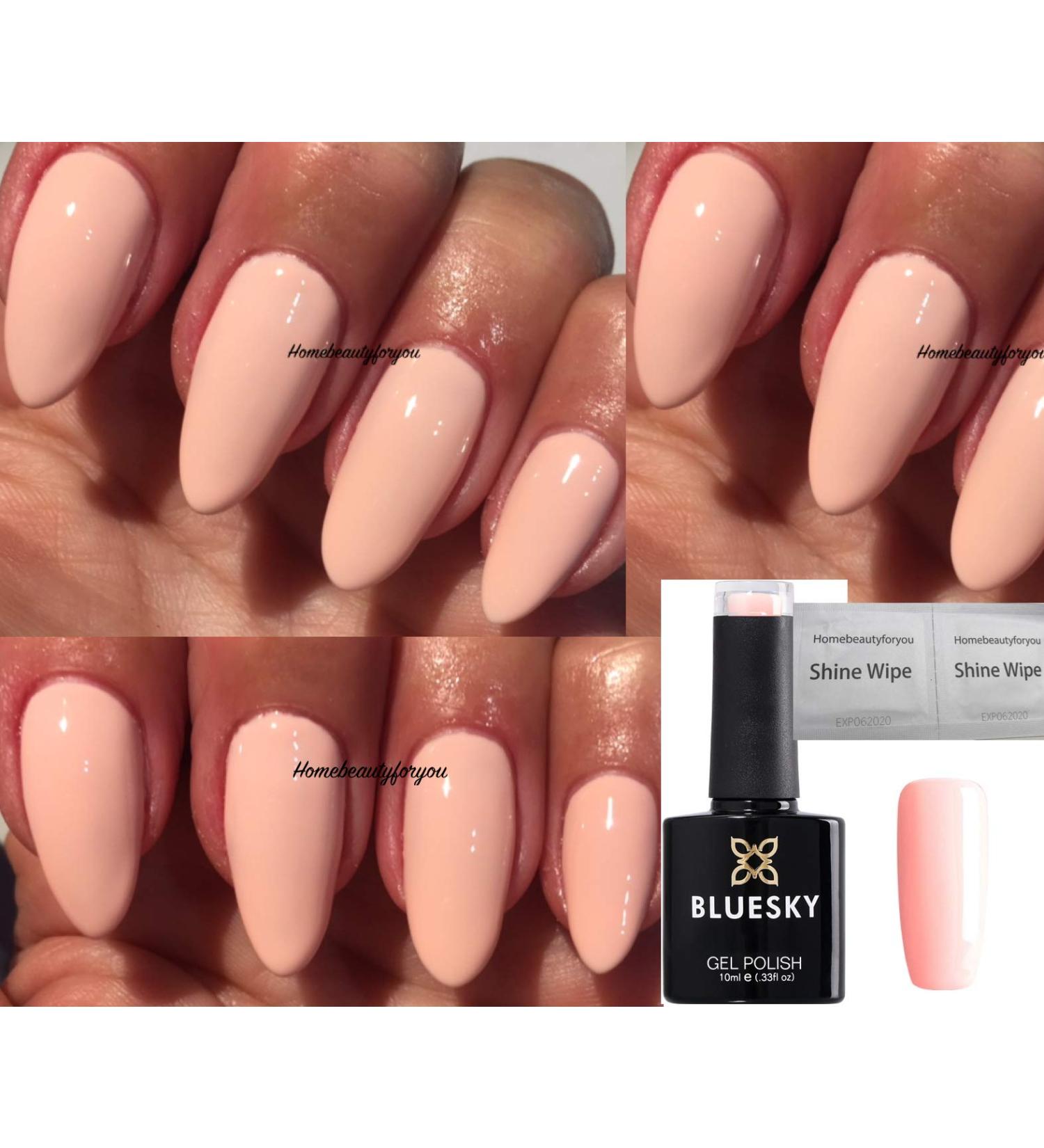 Bluesky Peach Nail Gel Polish A82 UV LED Soak Off 10ml - Buy Online on GoSupps.com