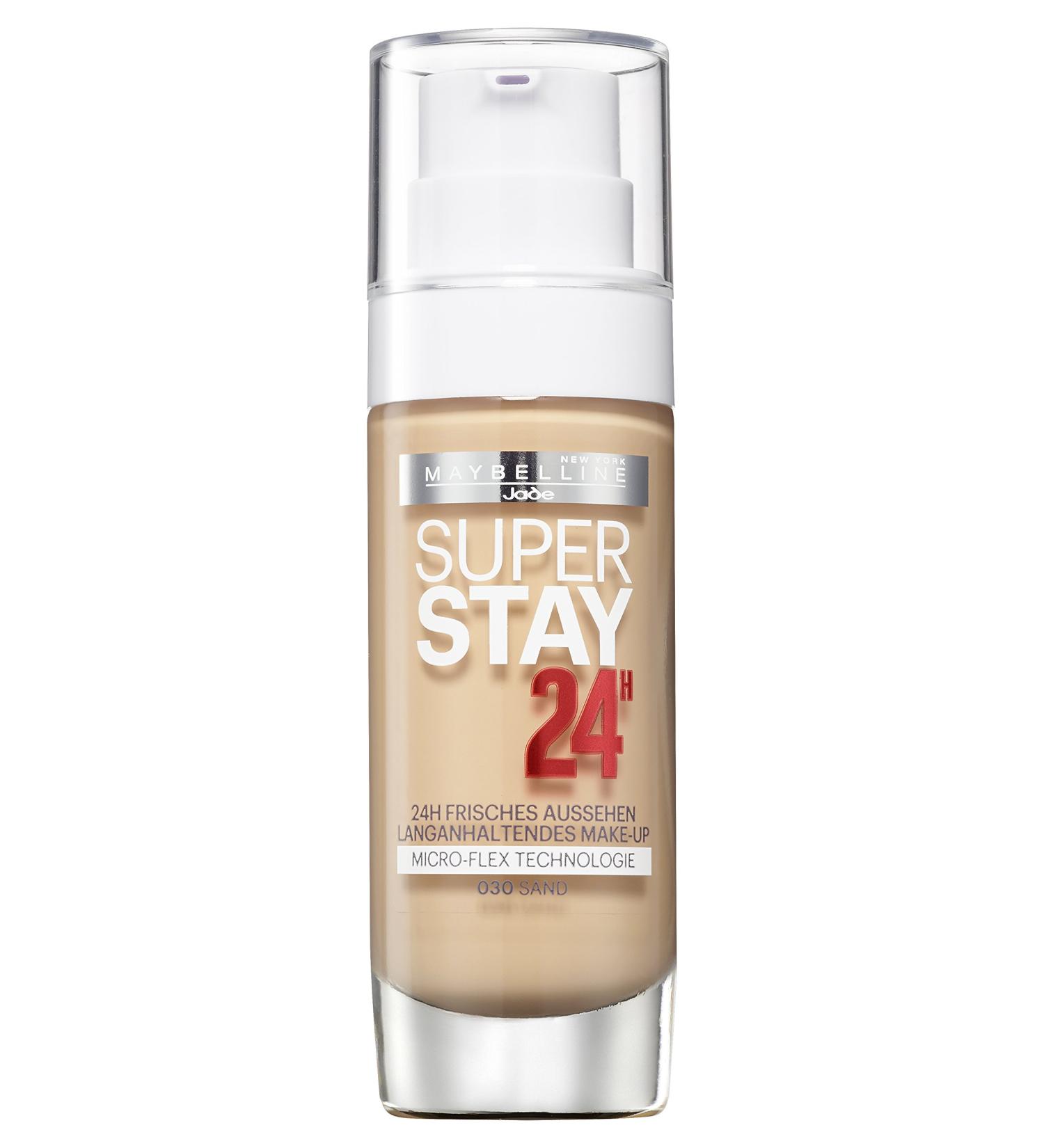 Maybelline New York Superstay 24H Make-up Sand 30 / make-up in a skin color tone for a long-lasting cover and a flawless look 1 x 30 ml