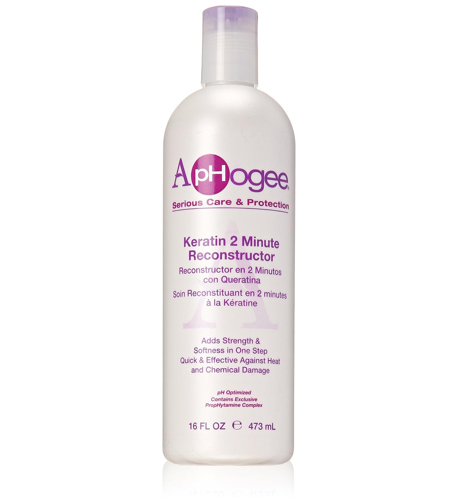 ApHogee Intensive 2 Minute Keratin Reconstructor - 16 oz Clean Scent - Pack of 1 - Buy Online on GoSupps.com