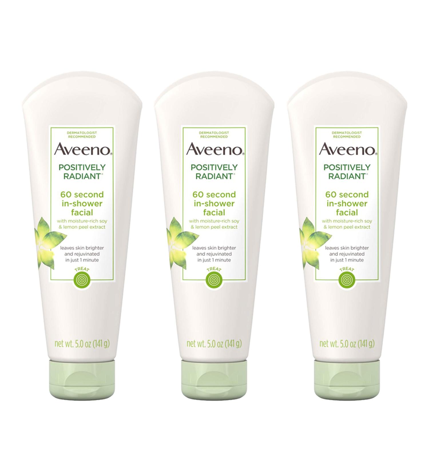  Aveeno Aveeno Active Naturals Positively Radiant Face Wash 60 Seconds in the Shower 141.7 g - Buy Online on GoSupps.com