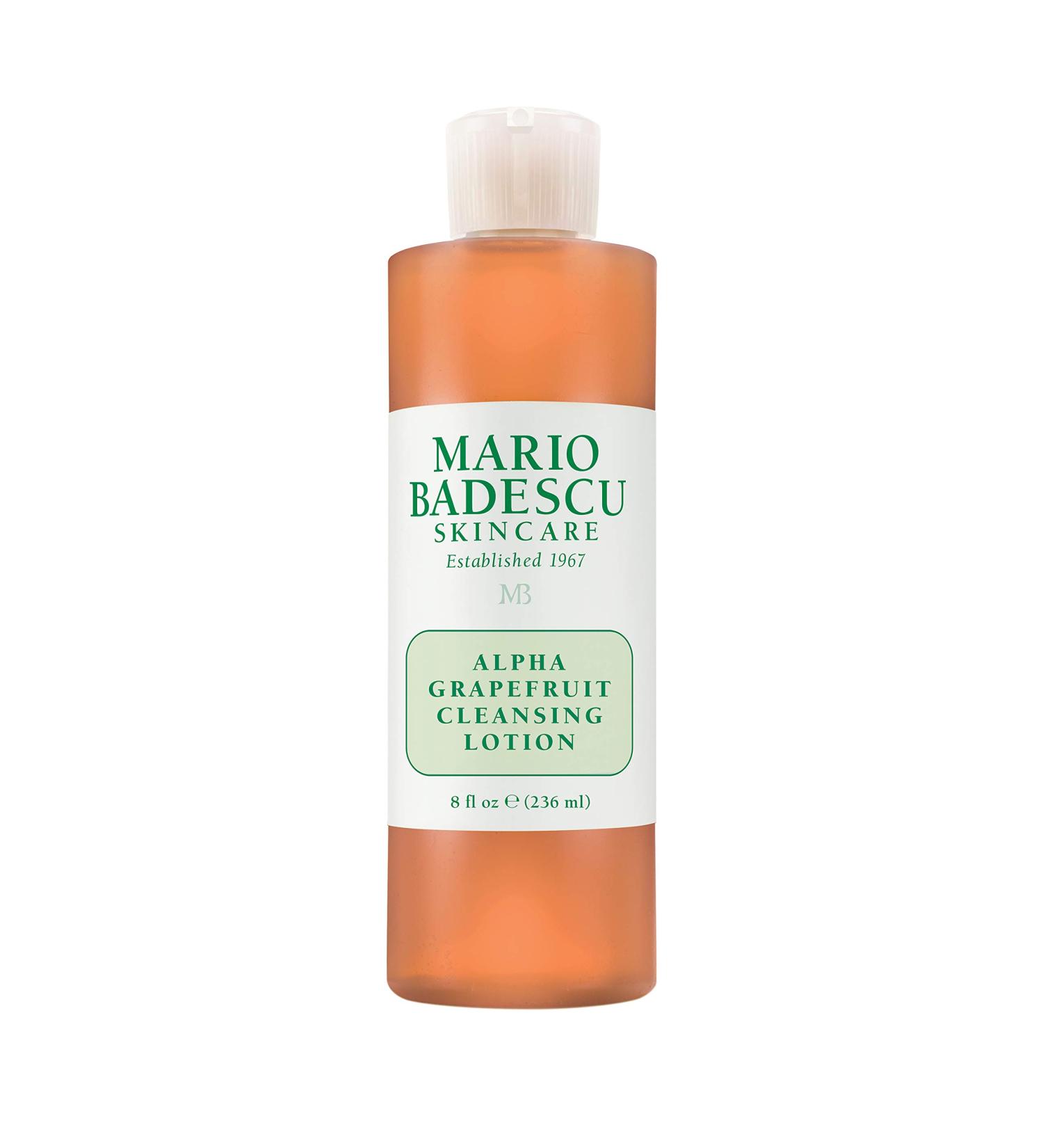 Mario Badescu Alpha Grapefruit Toner for Combination  Dry & Sensitive Skin  Alcohol-Free Face Toner with Grapefruit Extract & Aloe Vera  Gently Exfoliates & Visibly Brightens 8 Fl Oz (Pack of 1)