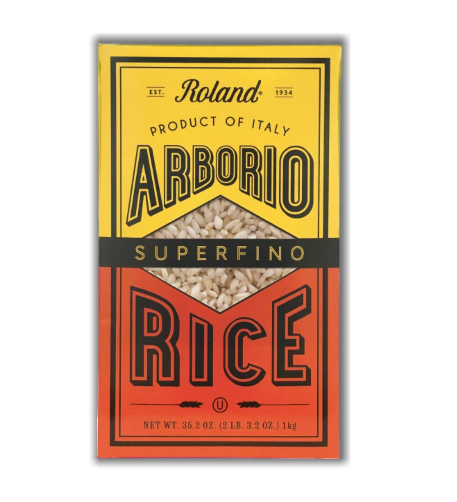 Roland Foods Arborio Rice Superfino 35 Oz Pack of 5 - 2.2 Pound (Pack of 5) - Buy Online on GoSupps.com