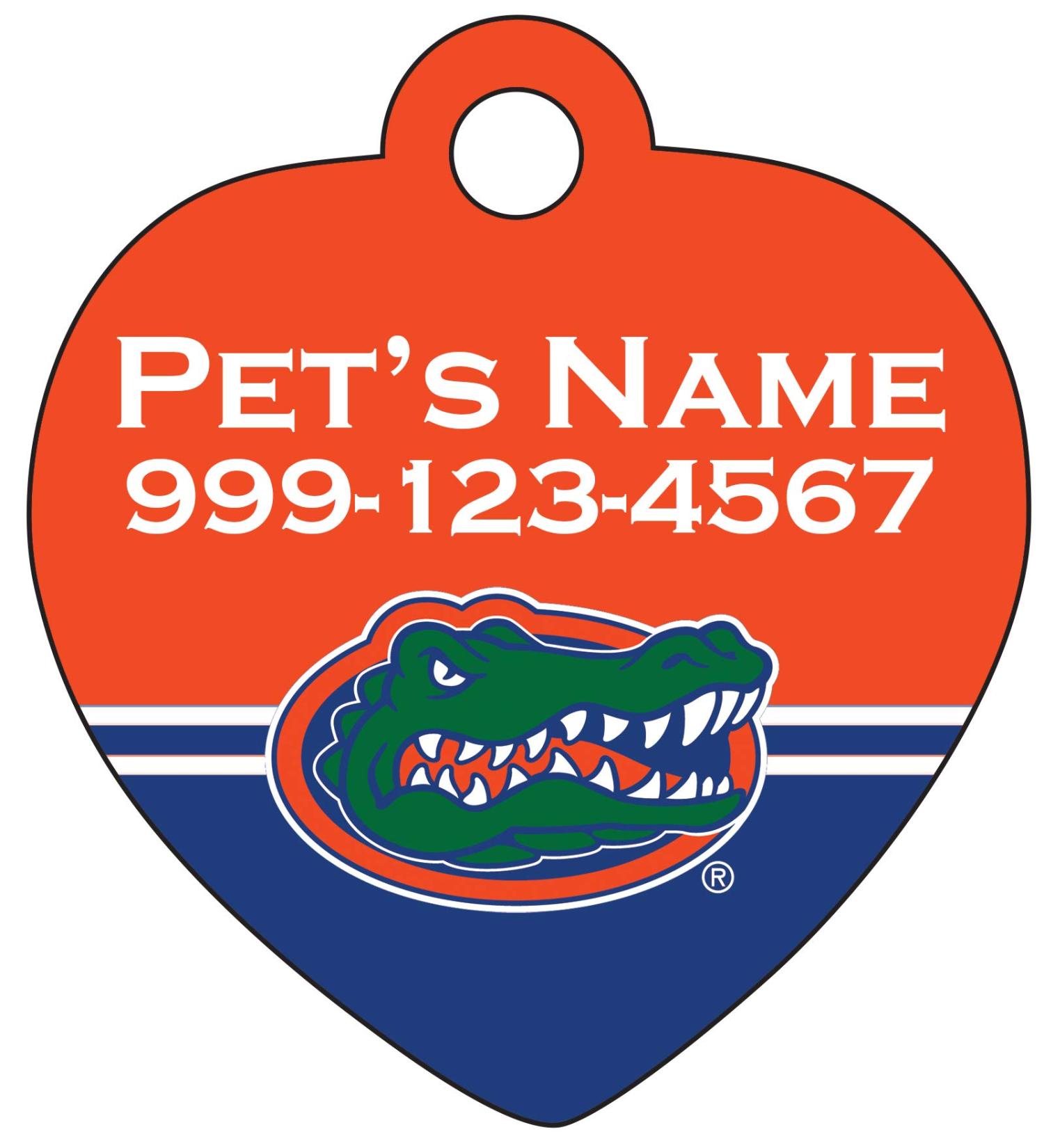Florida Gators Pet ID Tag - Officially Licensed for Dogs & Cats | Personalized - Buy Online on GoSupps.com