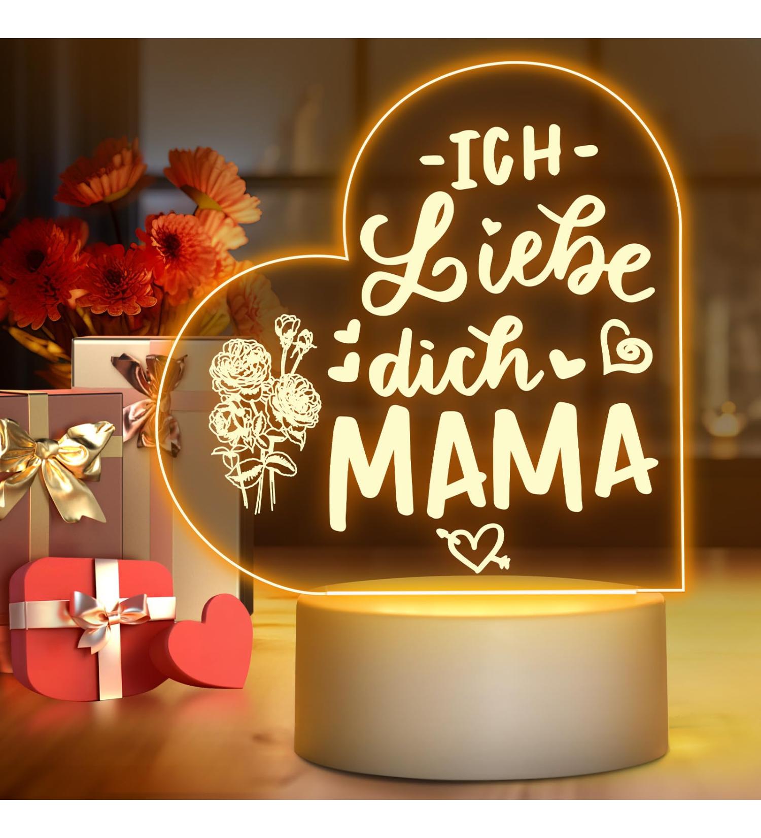 Winzwon Personalized Night Light - Unique Gifts for Mom | Birthday Mother's Day Thanksgiving & Christmas Presents - Buy Online on GoSupps.com