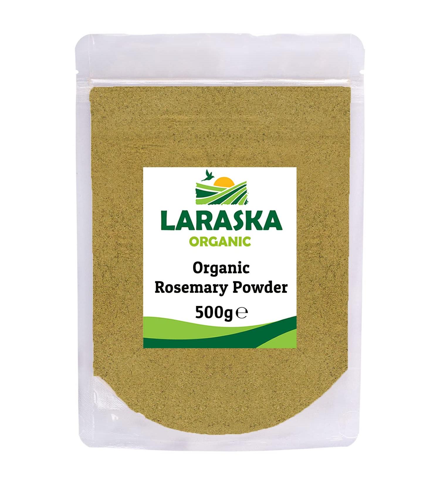 Organic Rosemary Powder 500g - Rosemary Leaf Powder Great for Aromatizing Meats Stews Soups Fishes Certified Organic
