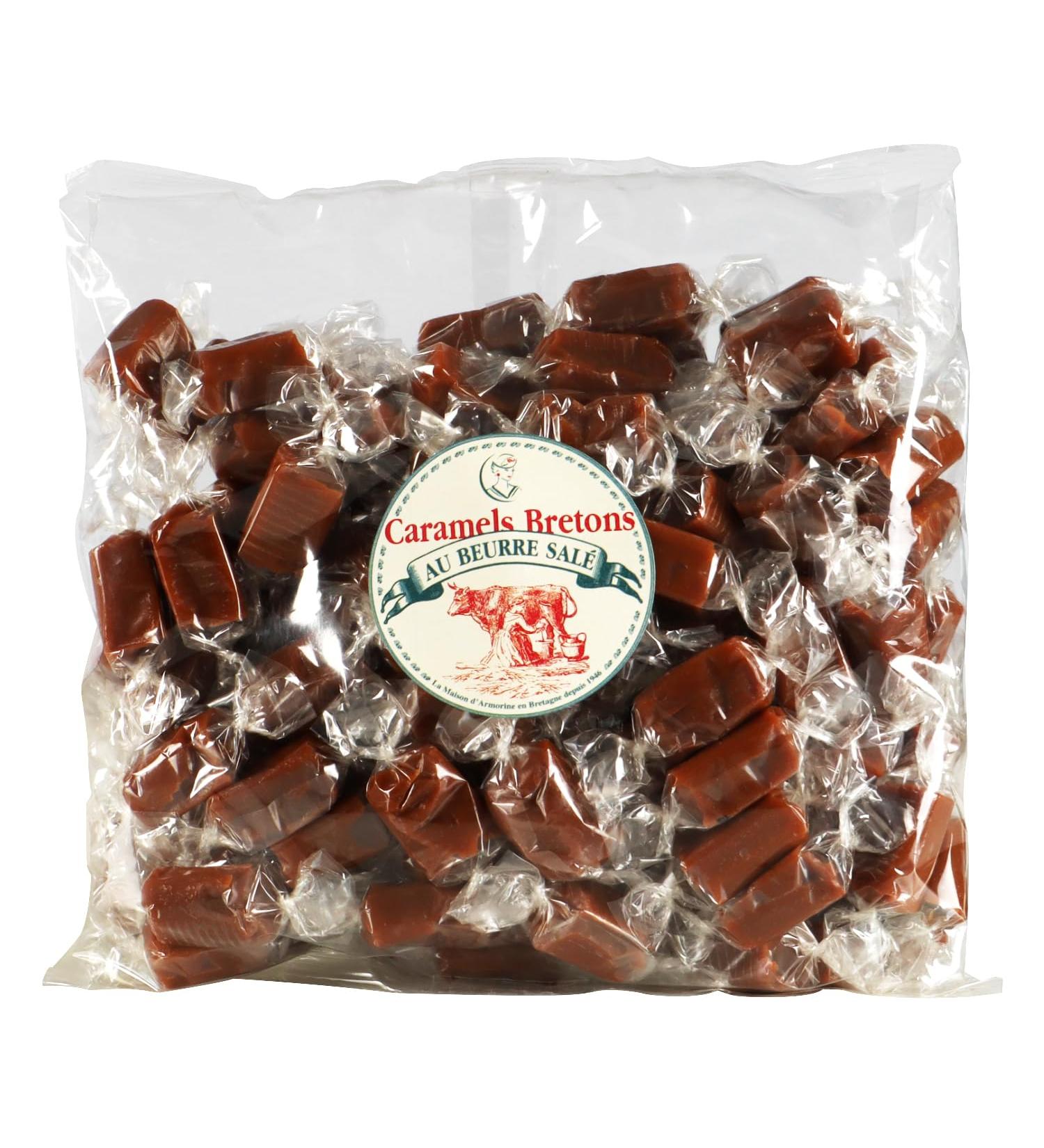 Salidou caramel candies with salted butter La Maison d'Armorine French caramel 1kg 1000 g