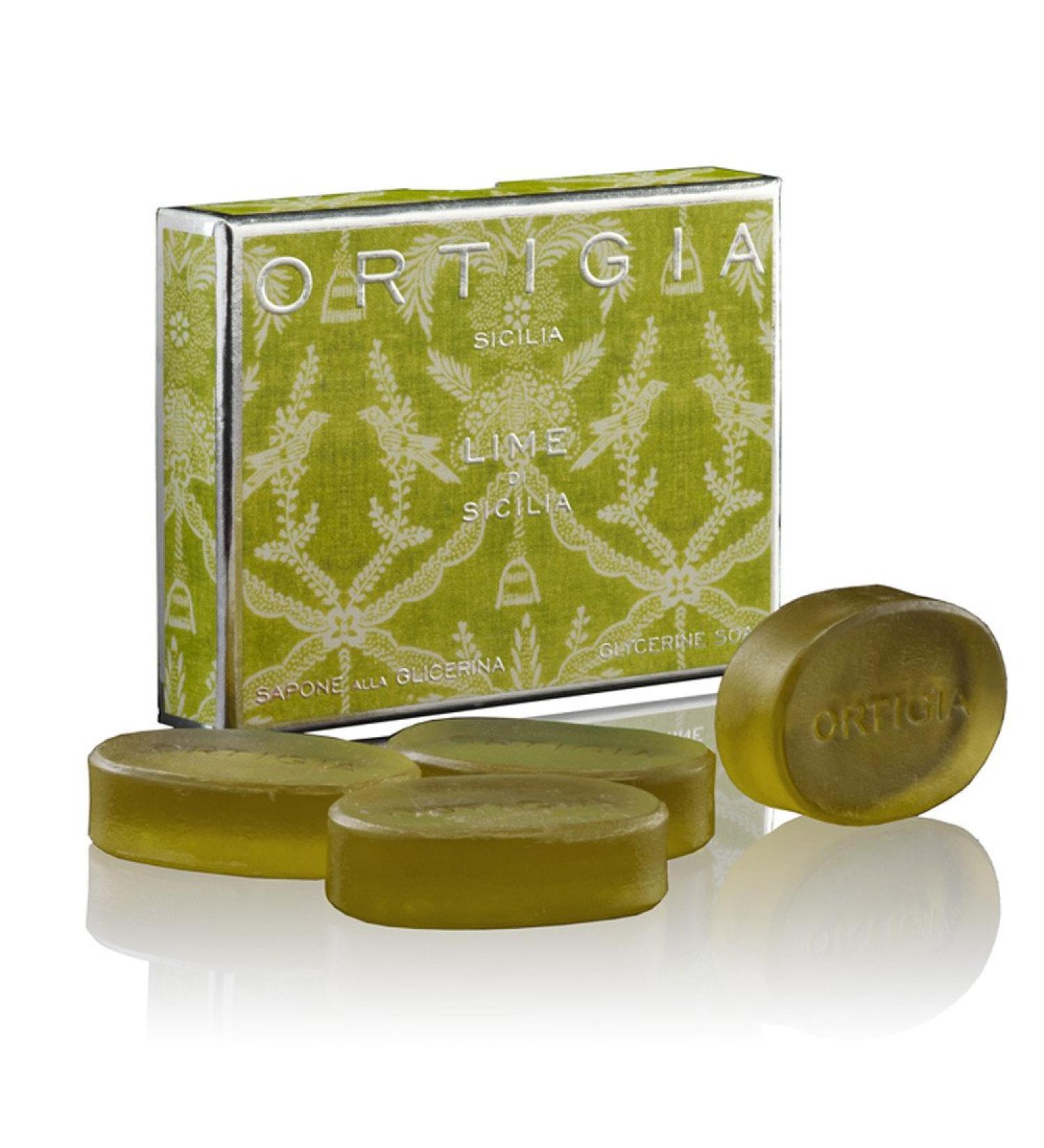 Four Ortigia Soaps (Sicilian Lime)