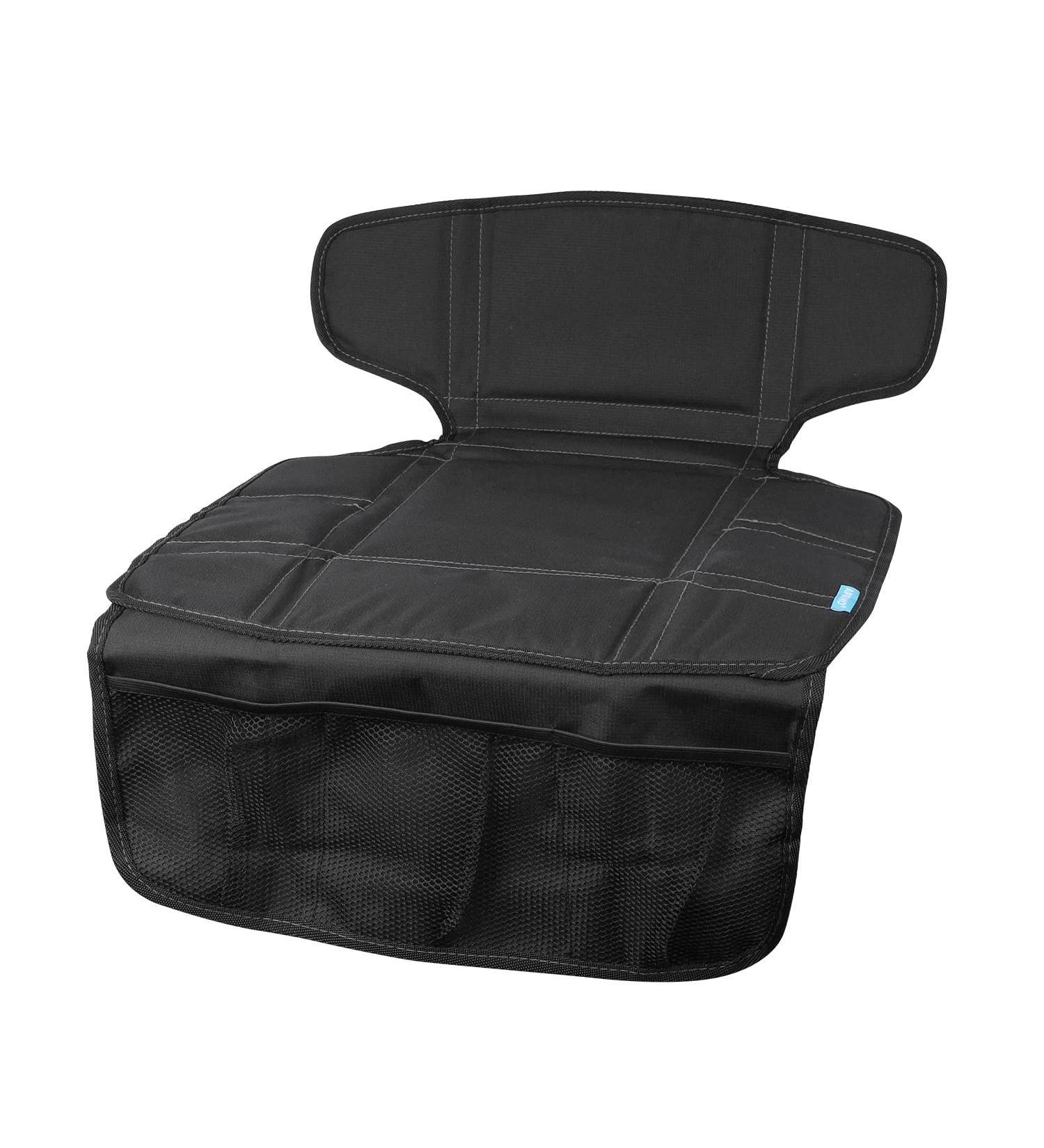 APRAMO Child Car Seat Protector | Waterproof Non-Slip Mat with 3 Mesh Pockets | ISOFIX Compatible - Buy Online on GoSupps.com