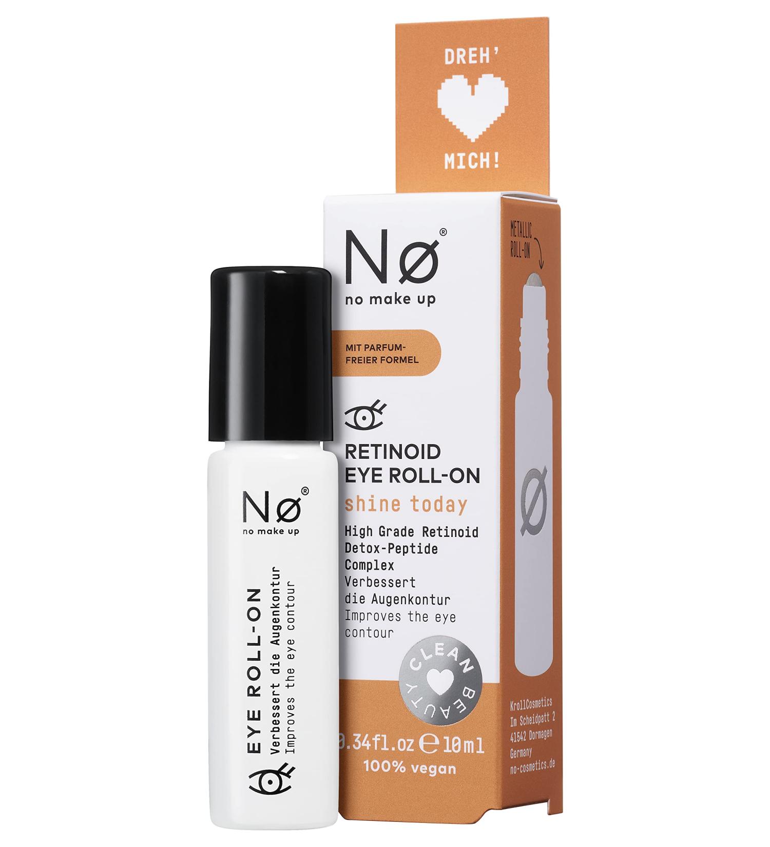 N Cosmetics Shine Today Roll On - 10 ml | Reduce Dark Circles & Tear Bags | Energize Tired Eyes with Compatible Retinoid - Buy Online on GoSupps.com