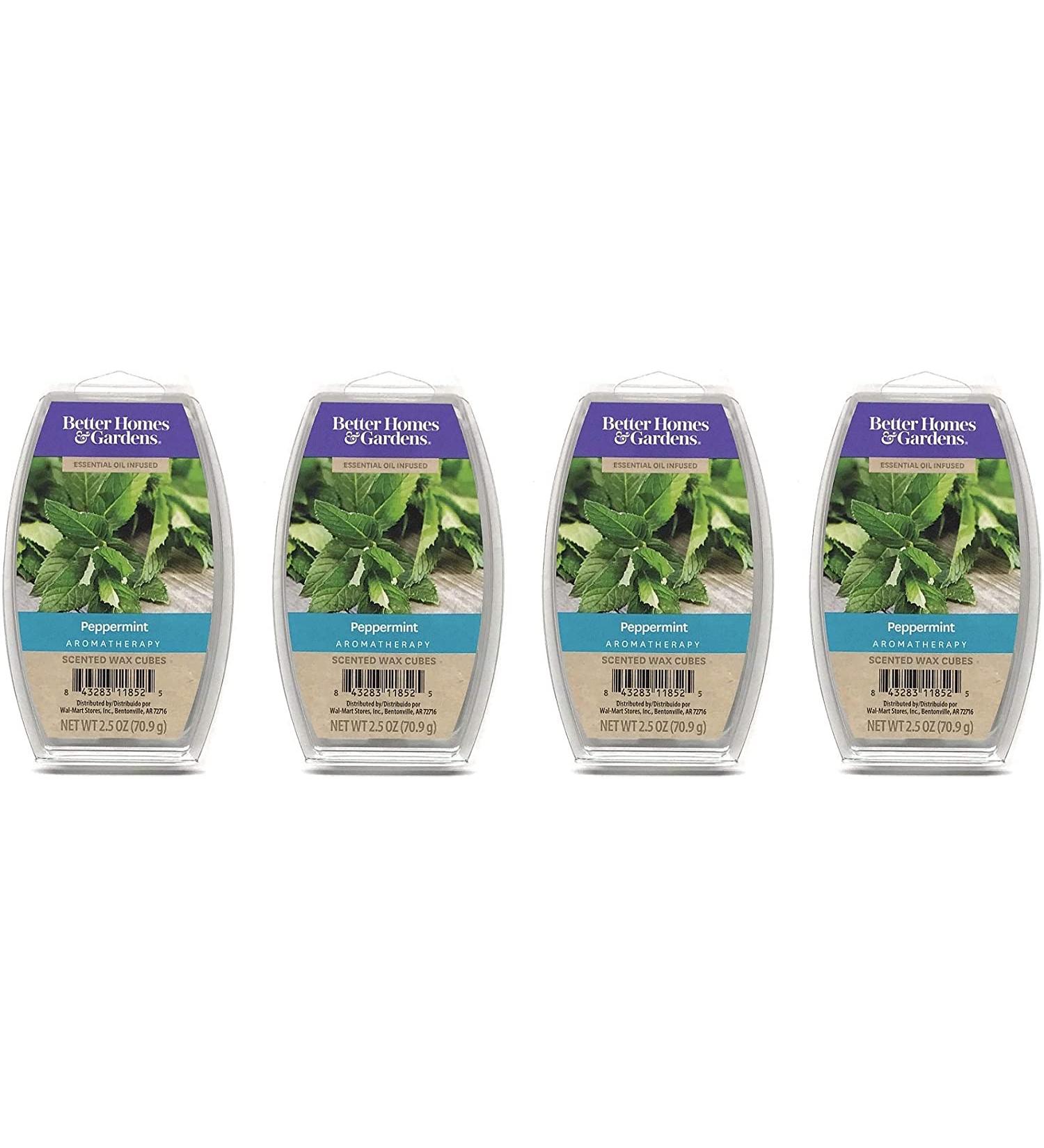 Better Homes & Gardens Aromatherapy Essential Oil Infused Wax Melts - 2.5 OZ - 4 Pack (Peppermint)