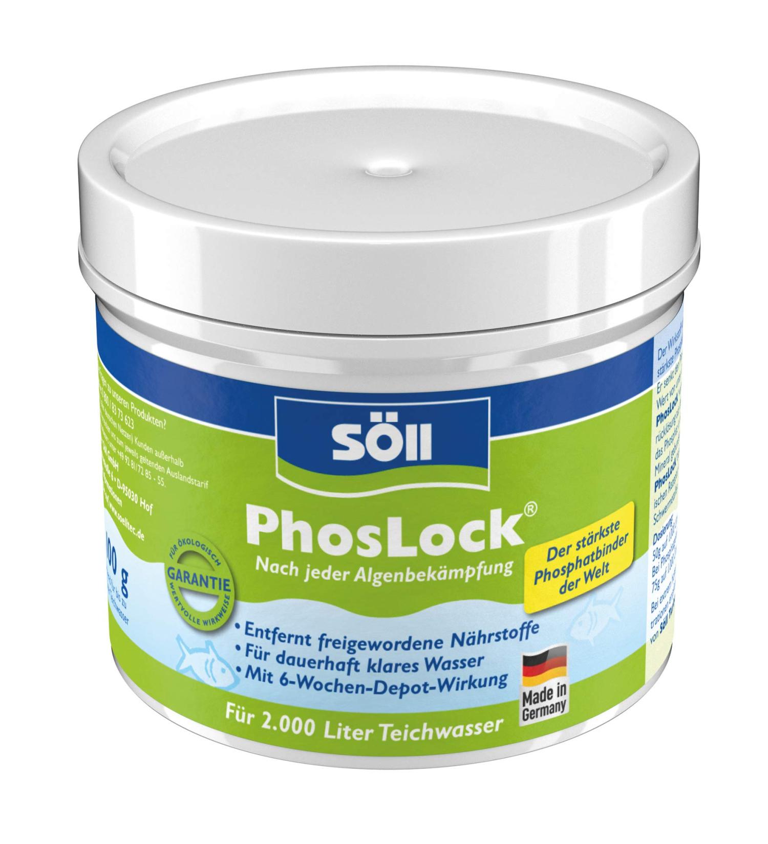 S ll 80505 Phoslock Algae Stop - Phosphate Binder 100g for Year-Round Pond Maintenance & Algae Prevention - Buy Online on GoSupps.com