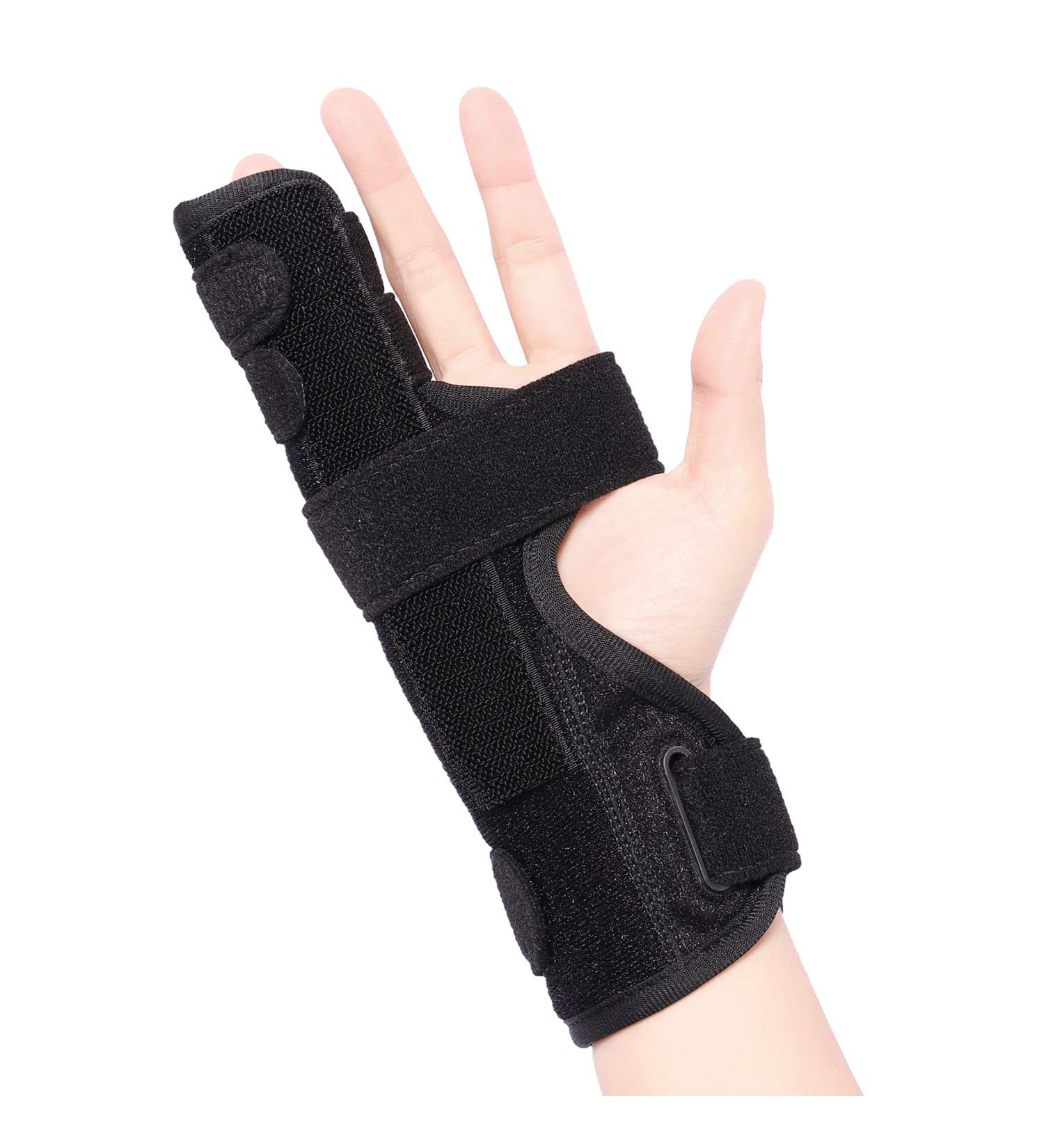 Pinky Finger Splint for Boxer Fracture & Trigger Finger - S/M Size, Fits 4th or 5th Finger, Ideal for Arthritis, Tendonitis - Left or Right Hand - Buy Online on GoSupps.com