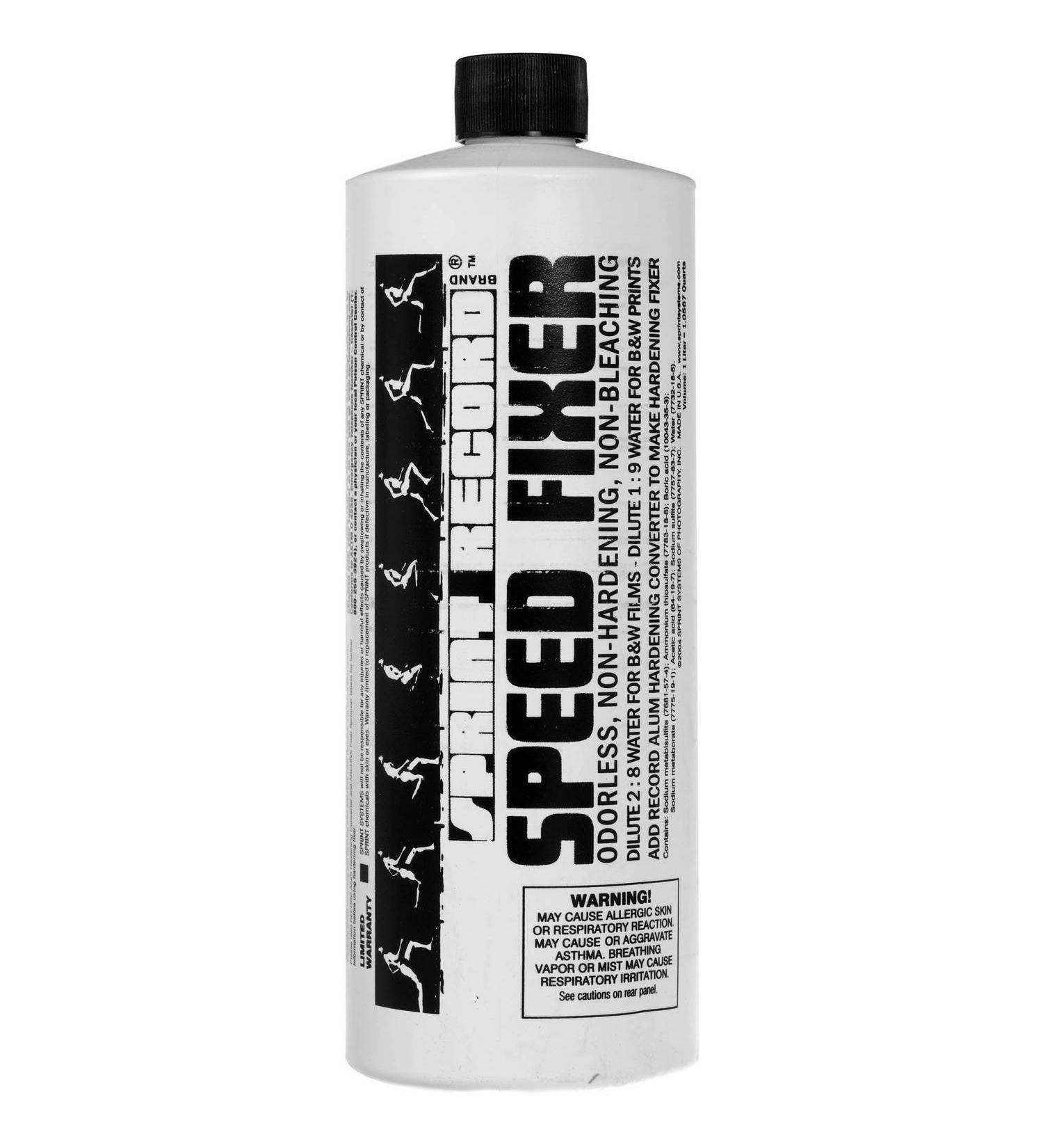 Sprint Record Speed Basic Fixer for All Black and White Processes, 1 Ltr