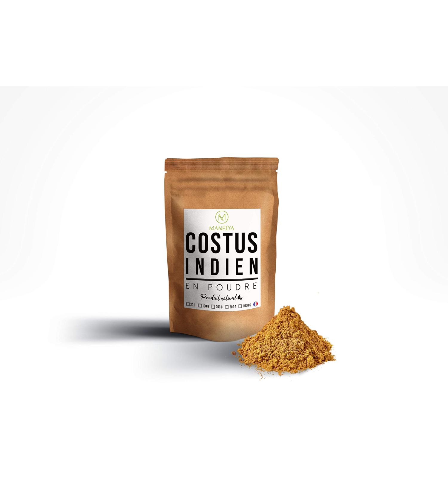 Costus Indien en poudre Qust Al-Hindi Produit 100% naturel aux multiples vertus. Sachet refermable de 100g - Manelya - Buy Online on GoSupps.com