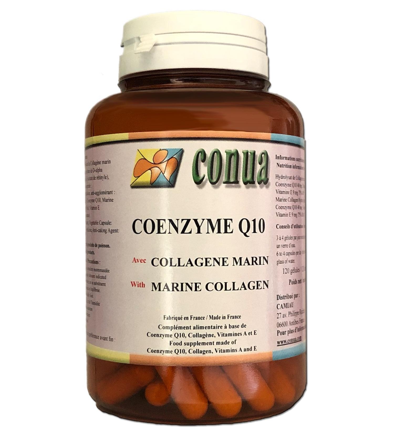 CoQ10 Ubichinon - 120 Veg Capsules | Powerful Antioxidant for Anti-Aging & Energy | Marine Collagen & Vitamin E | Boost Elasticity & Flexibility - Buy Online on GoSupps.com