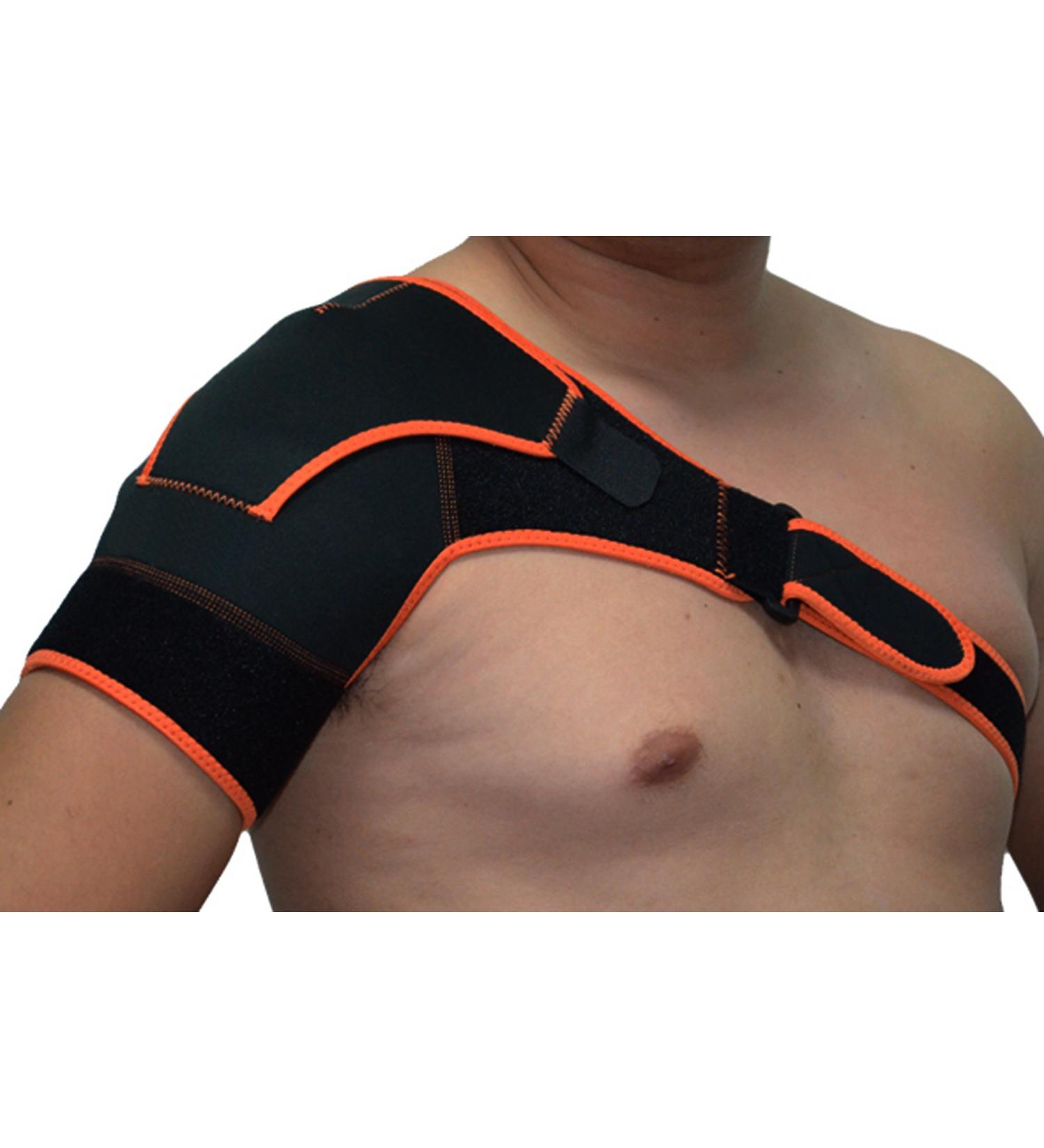 Yosoo Adjustable Shoulder Brace | Sports Back Support & Protection | Shoulder Pad Wrap Belt - Buy Online on GoSupps.com