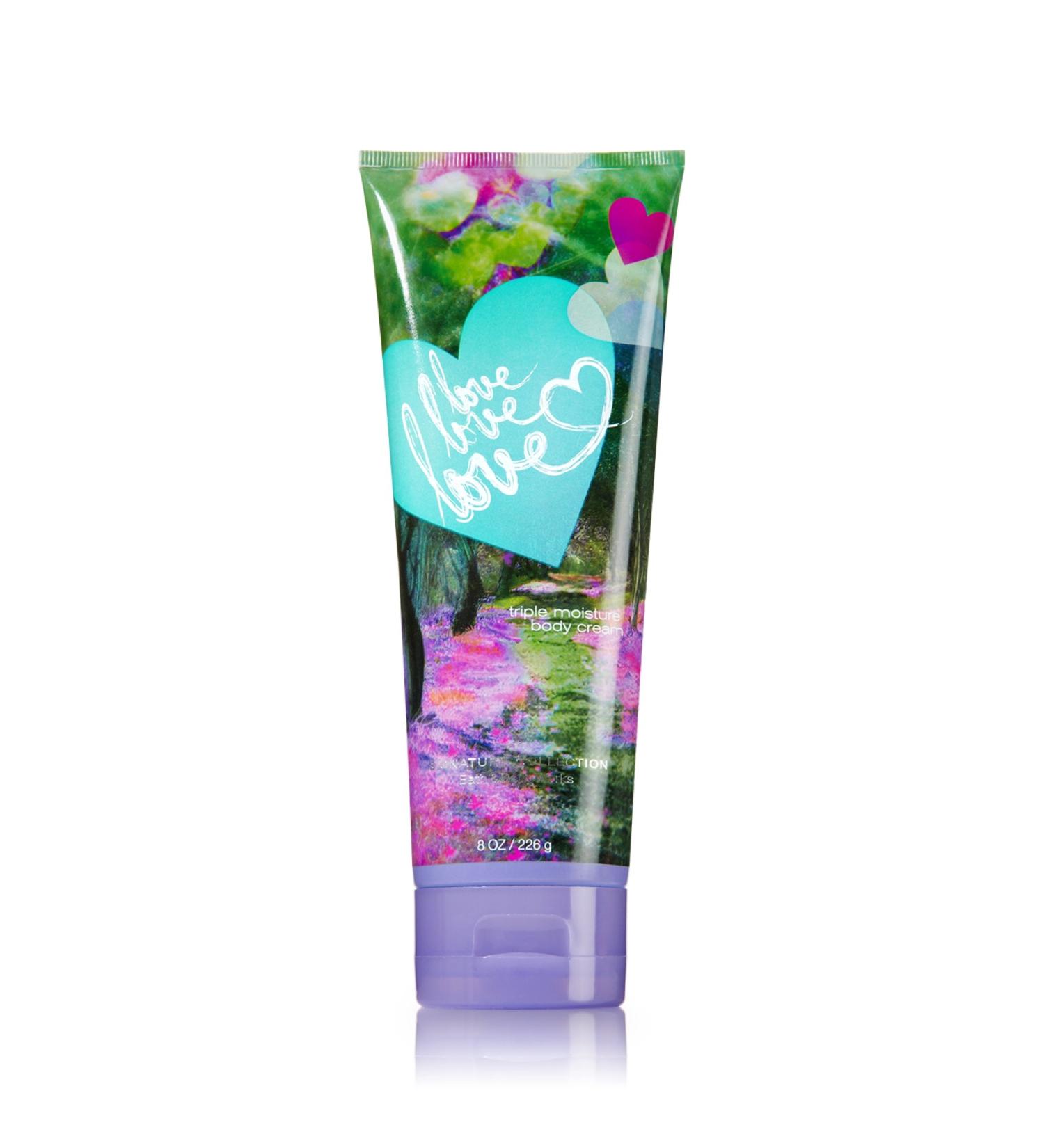 Bath and Body Works Love Love Love Body Cream 8 Oz