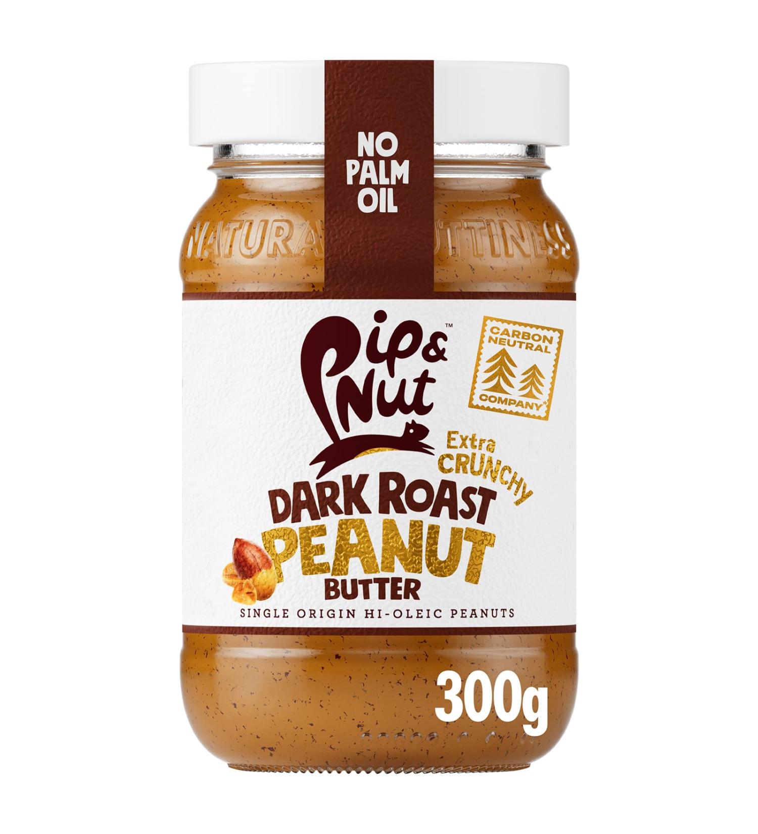 Pip & Nut The Ultimate Extra Crunchy Dark Roast Peanut Butter 300g 1 x 300 g - Buy Online on GoSupps.com