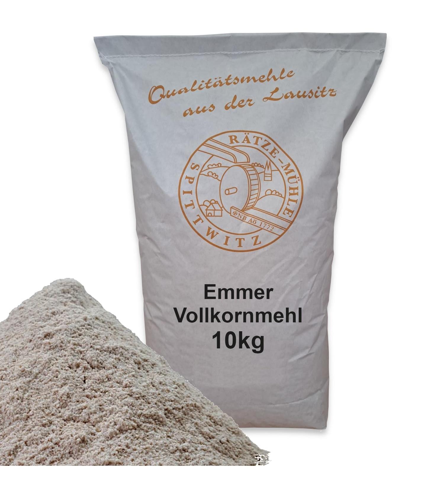 Mills Emmer Wholemeal Flour 10kg - Fresh 100% Regional & Natural Quality from R tze Mill - Buy Online on GoSupps.com