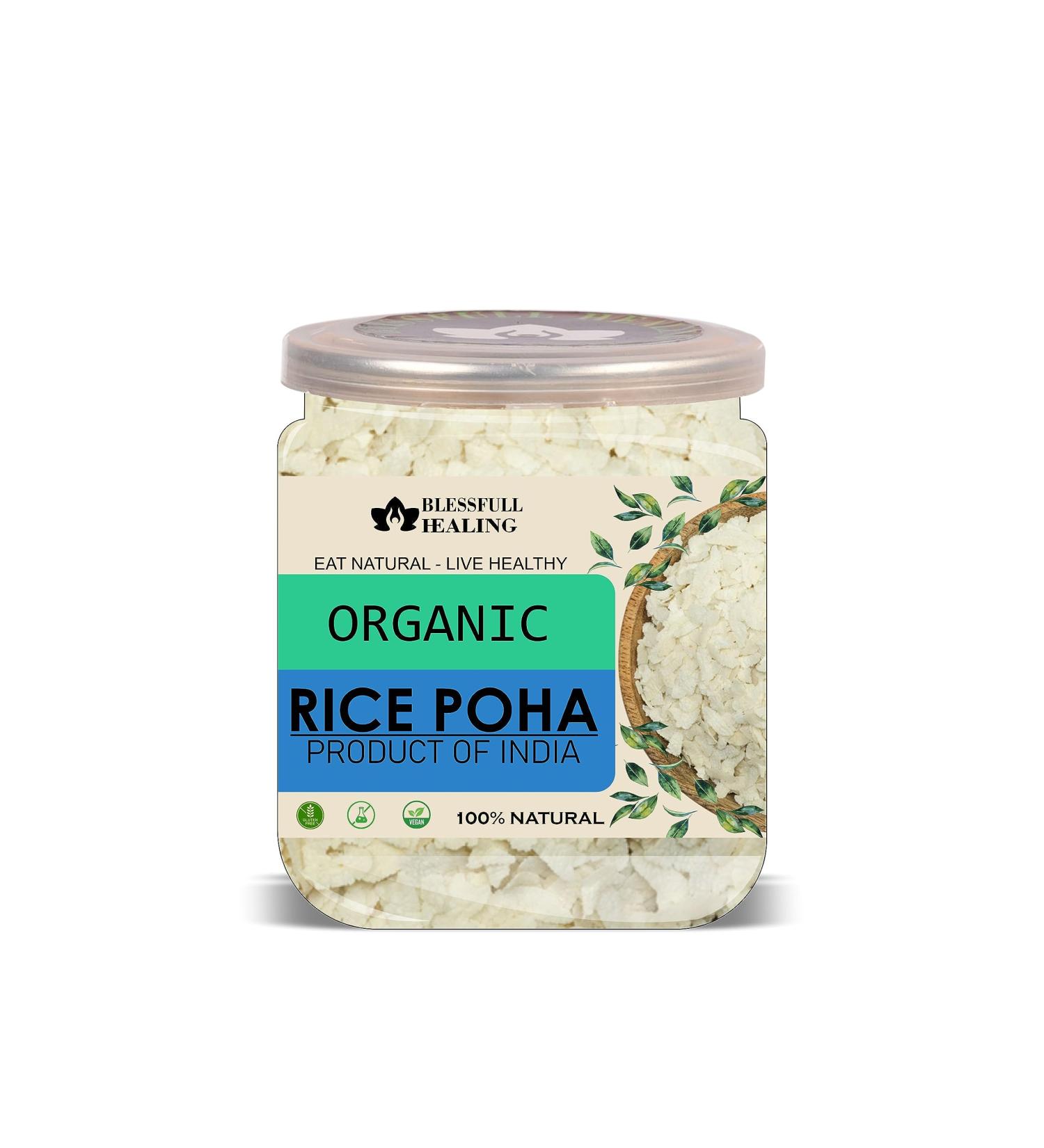 Blessfull Healing Organice Rice POHA for Breakfast 1 lb (453 Gram) - Buy Online on GoSupps.com