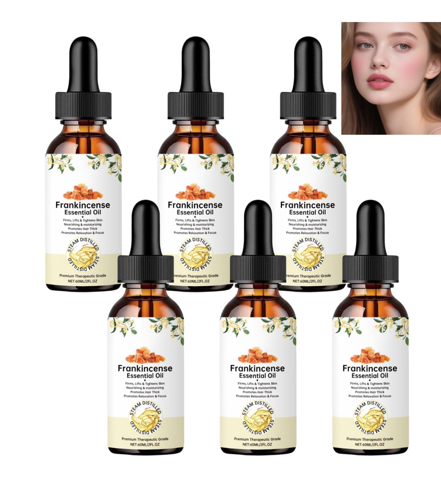  Nuvilo Incense Essential Oil with Resin Extract Moisturizing Face and Body Cream Moisturizing and Nourishing Anti-Aging Care Hair Care Aromatherapy Essential Oils (6 Pcs) - Buy Online on GoSupps.com