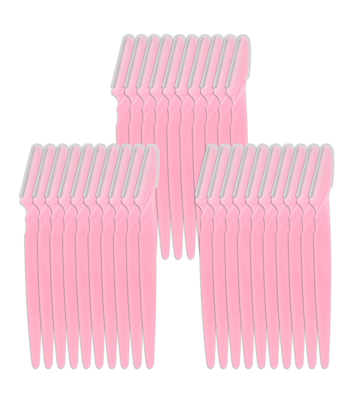 WBCBEC 30 Pieces Eyebrow Razor Shaper Trimmer Shaver Facial Razor with Precision Cover for Women and Men - Buy Online on GoSupps.com