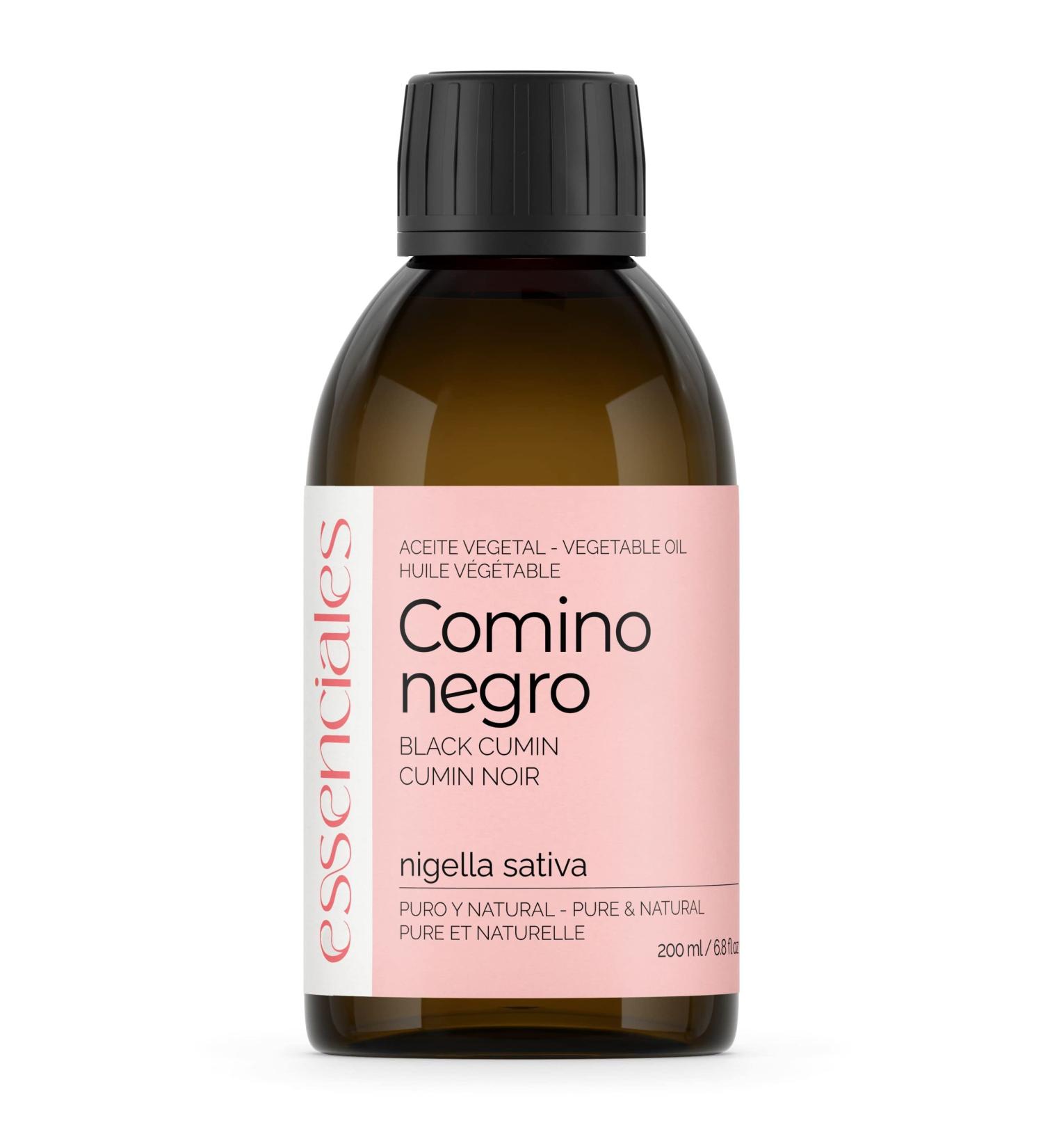  Essenciales Essenciales - 100% pure and natural black vegetable oil 200 ml | Nigella Sativa vegetable oil 1st cold press - Buy Online on GoSupps.com