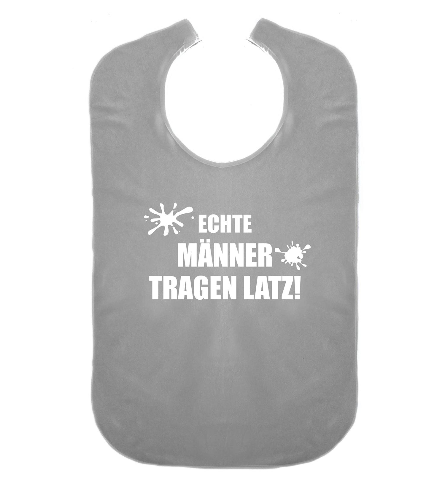 Cre9tive Real Men Wear Bib - Funny Waterproof Eating Apron Gift for Pensioners | Unique Adult Bibs - Buy Online on GoSupps.com