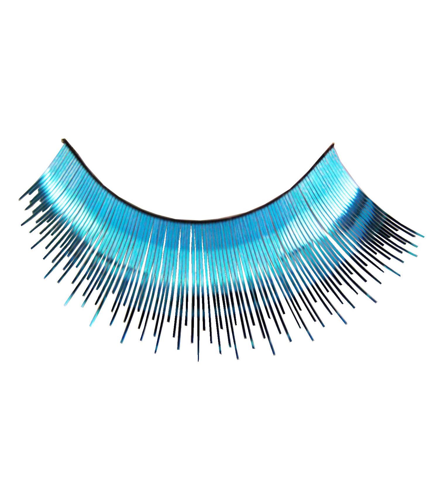Eulenspiegel 000175 Light Blue Metallic Eyelashes - 1 ml Special Glue & Instructions | Shop Internationally! - Buy Online on GoSupps.com