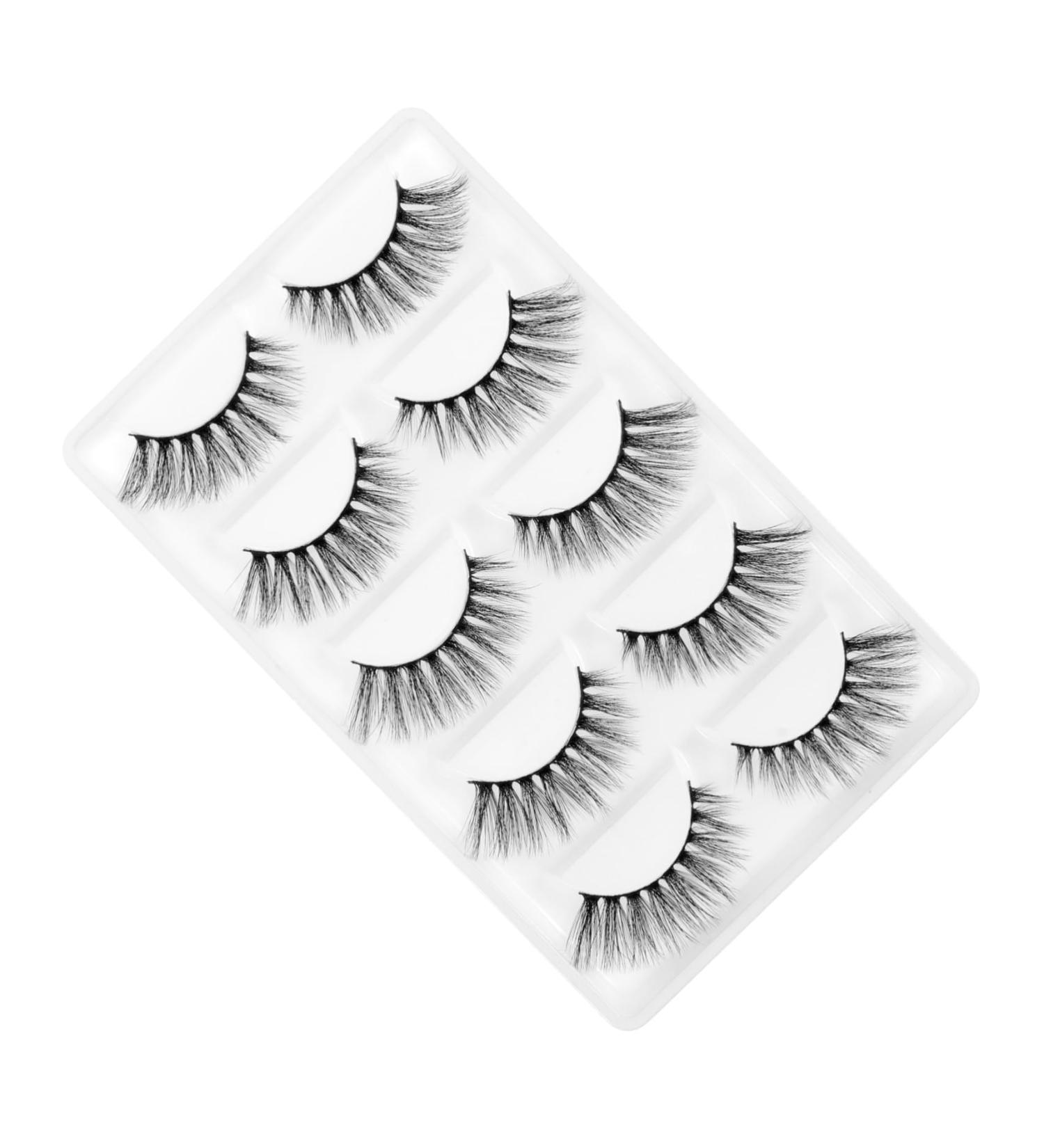 Beaupretty 5 Pair dramatic eyelashes extension false eyelashes luxury false eyelashes fakes eyelash magnetic false strip eyelashes artificial lashes long eyelashes extend luxurious 3d - Buy Online on GoSupps.com