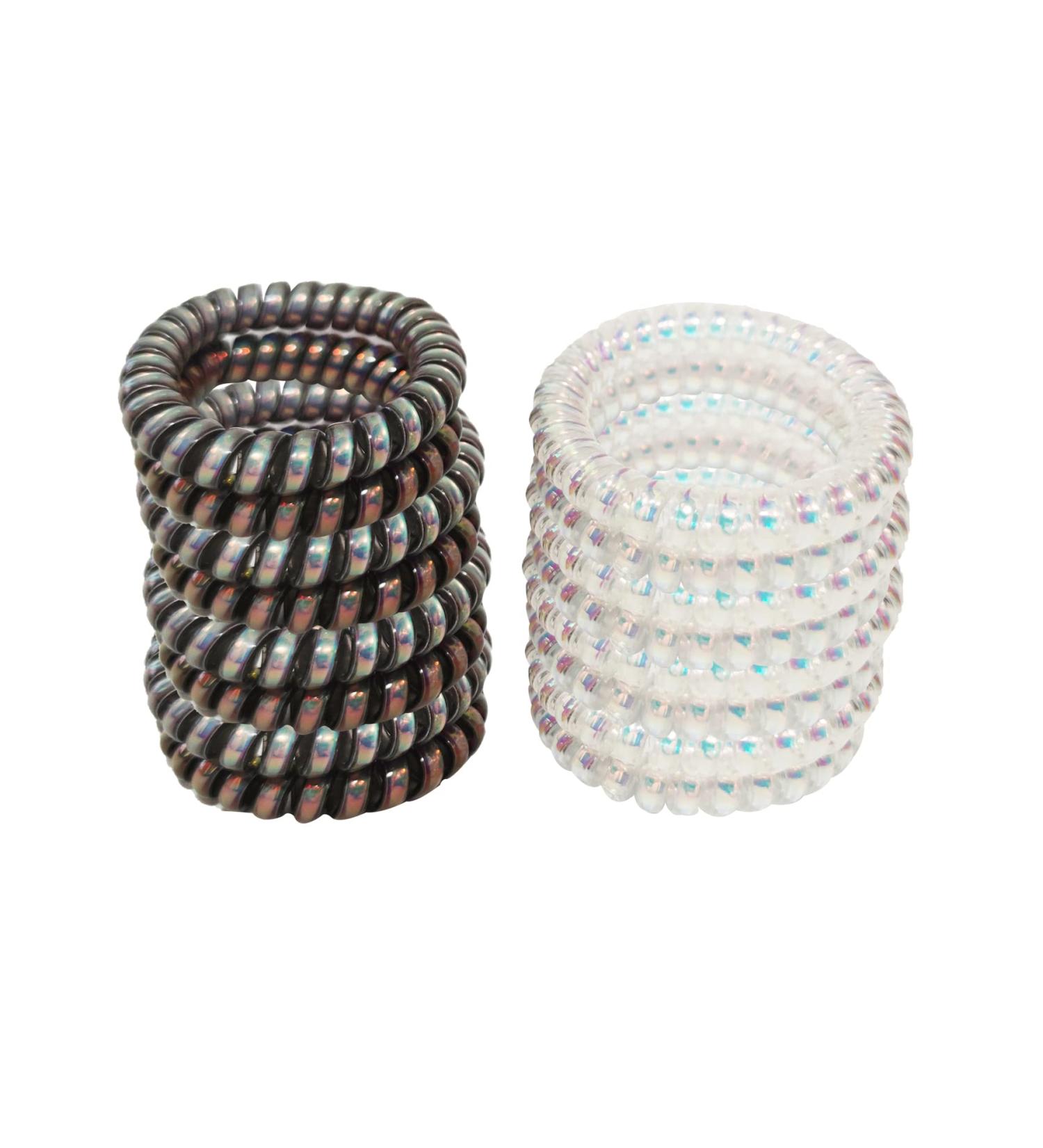 Colorful Spiral Hair Ties for Women - Stylish Ponytail Holders & Scrunchies - Hair Accessories for Teens & Girls - Buy Online on GoSupps.com