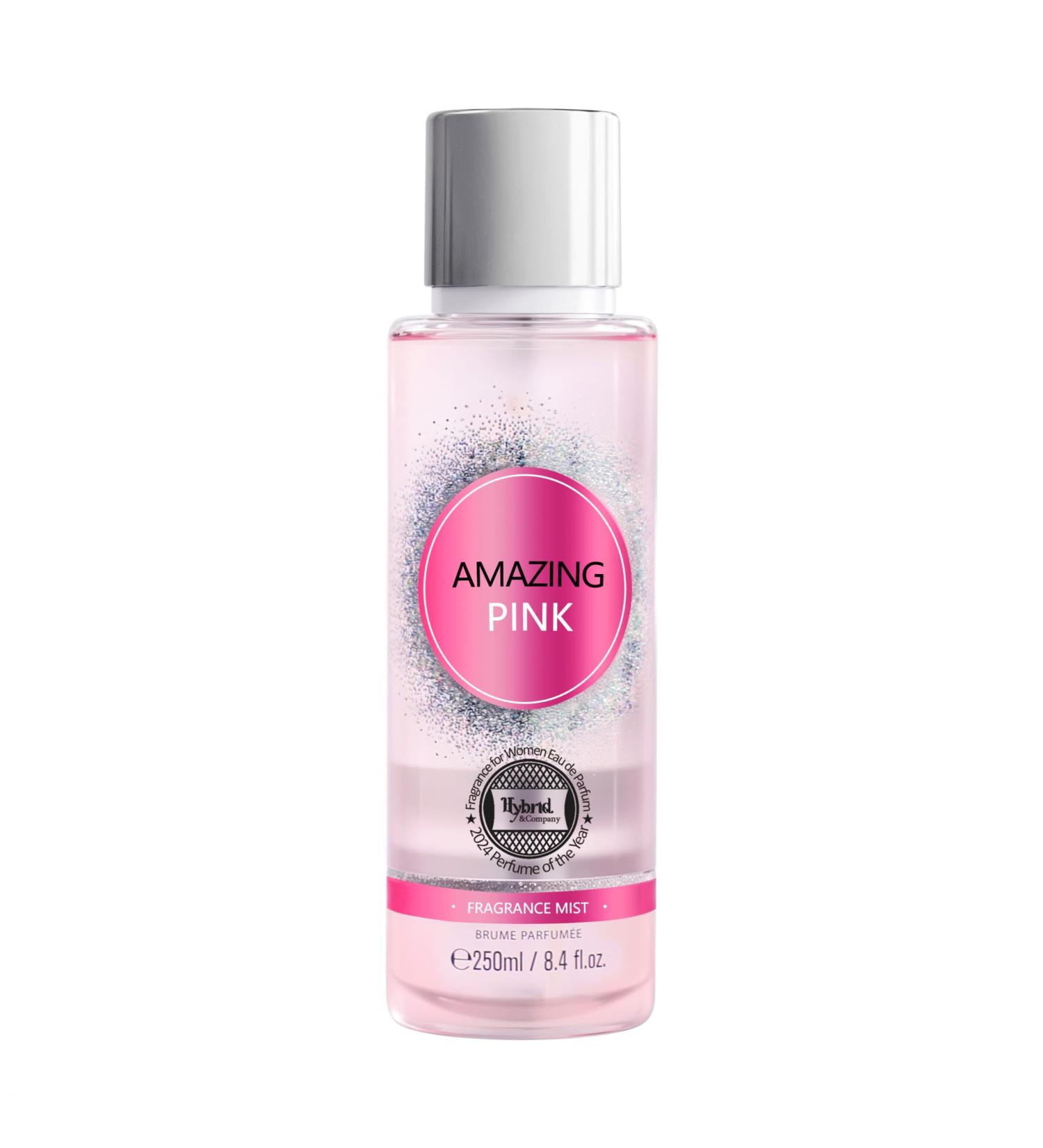 Hybrid & Company Women Amazing Pink Body Fragrance Mist Brume Parfumee 250Ml Amazing Pink 8.4 Fl Oz (Pack of 1) - Buy Online on GoSupps.com