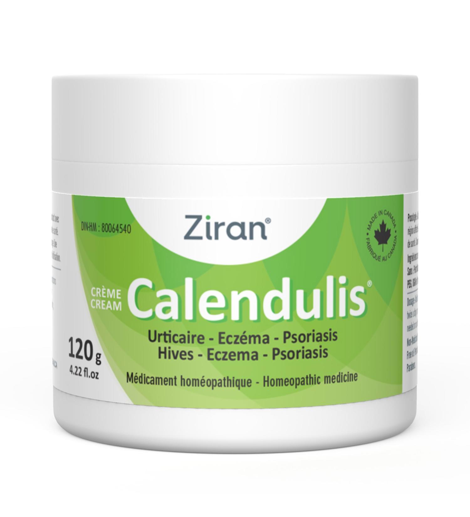Ziran Calendulis Calendula for Hives/Eczema/Psoriasis (Cream - 120g ) - Buy Online on GoSupps.com